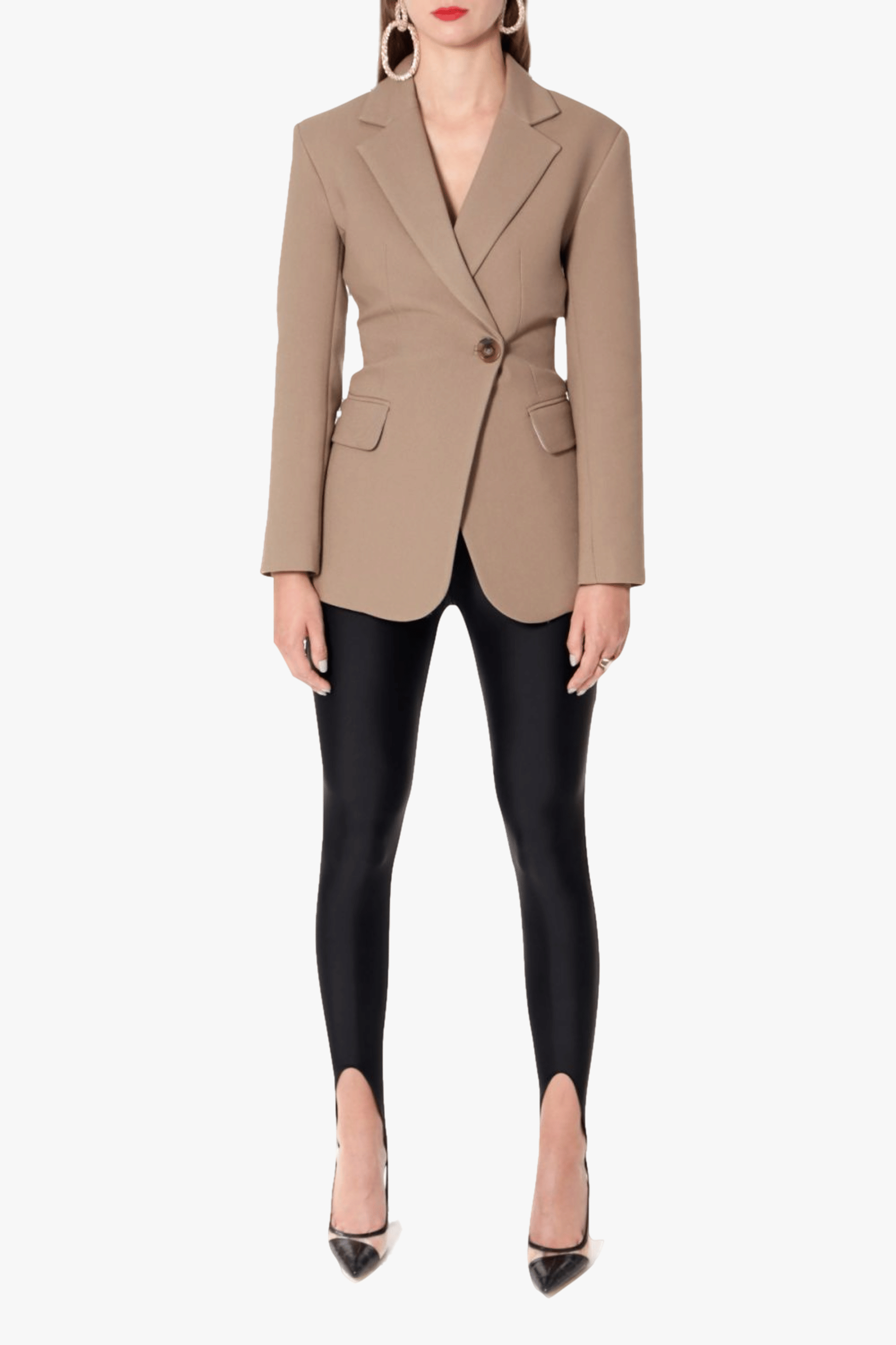 Blazer Isabella Natural in Beige made by HALEWSKI