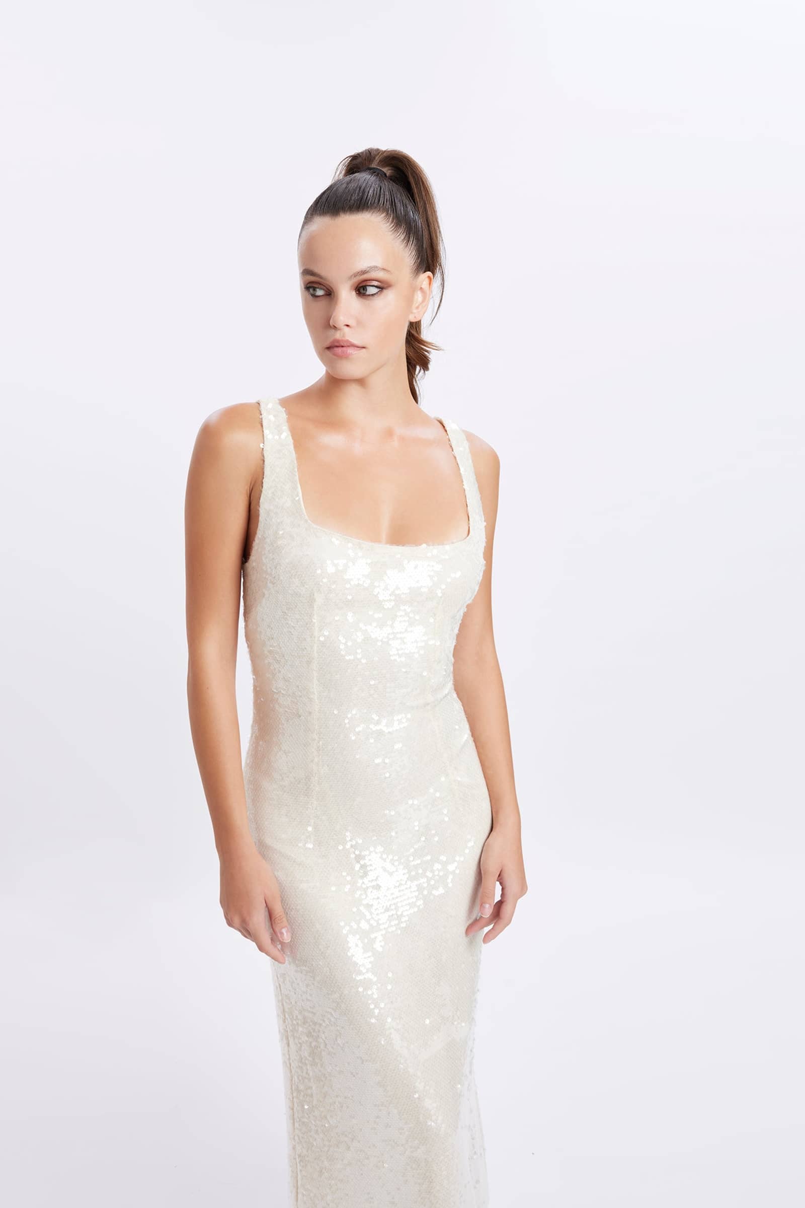 Cateline Dress - Soft Beige made by Gigii's