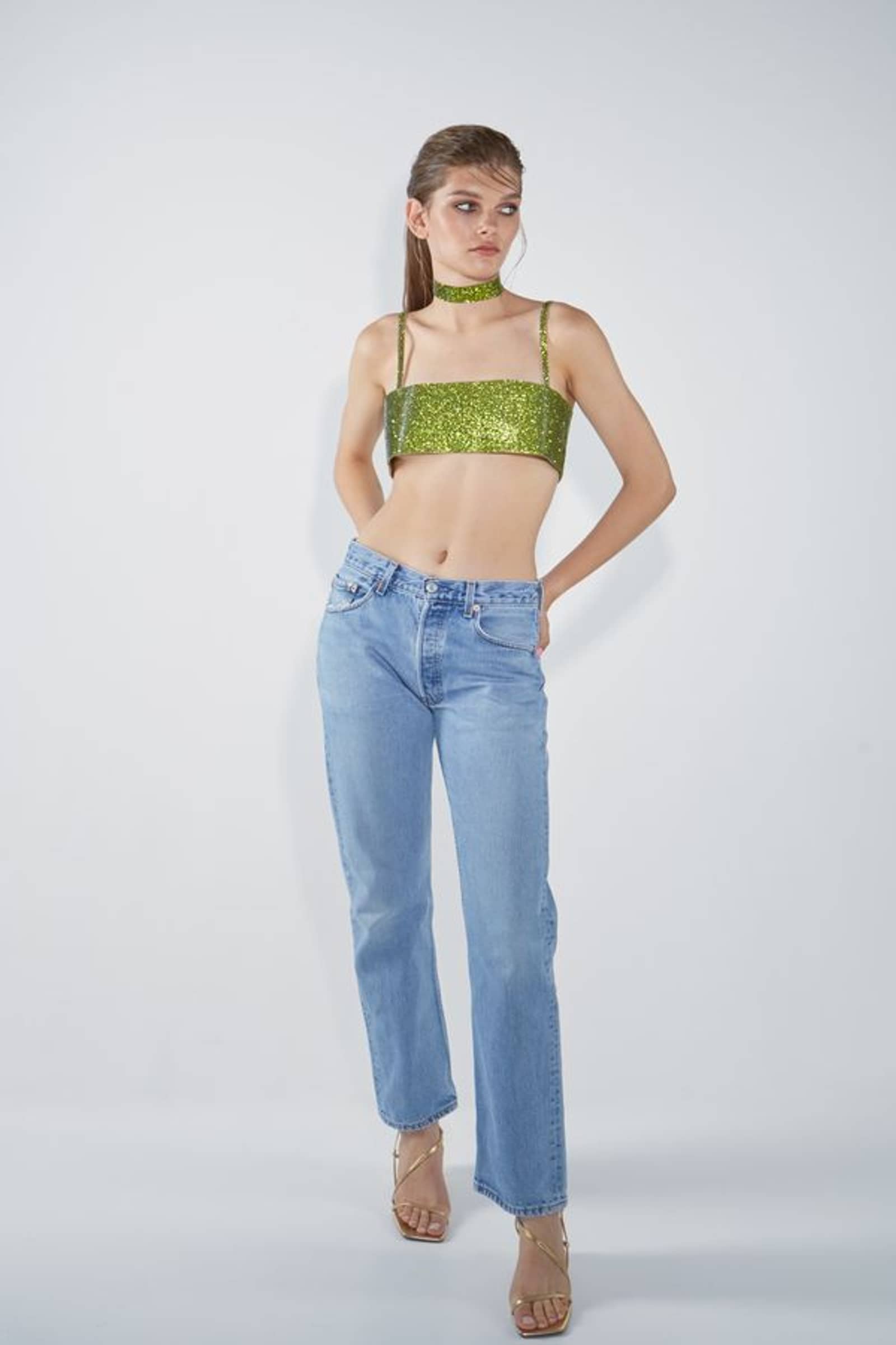 Charlotte Top Lime Green made by NUÉ