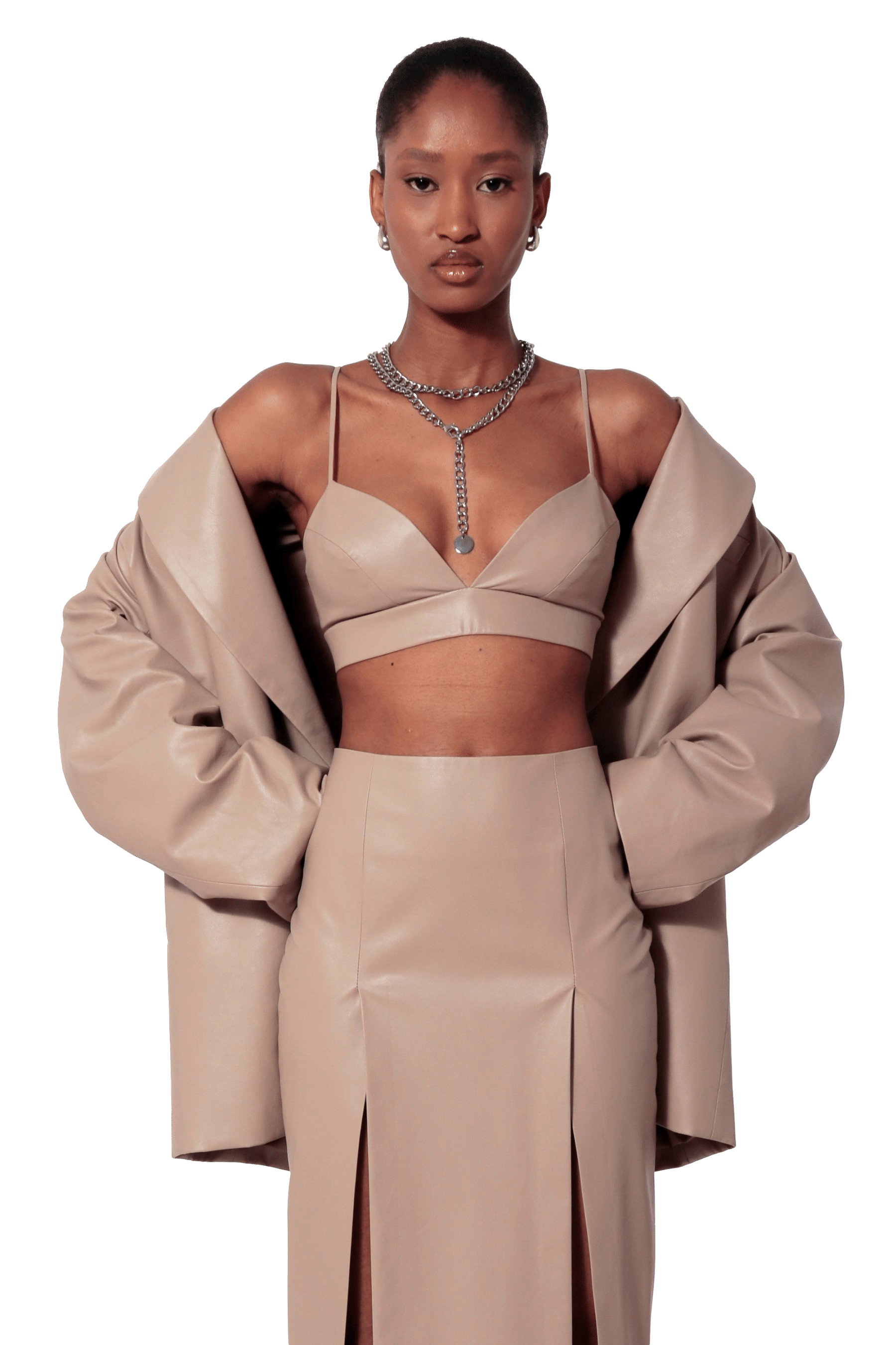 Bralette Top Asha Cool Beige made by HALEWSKI