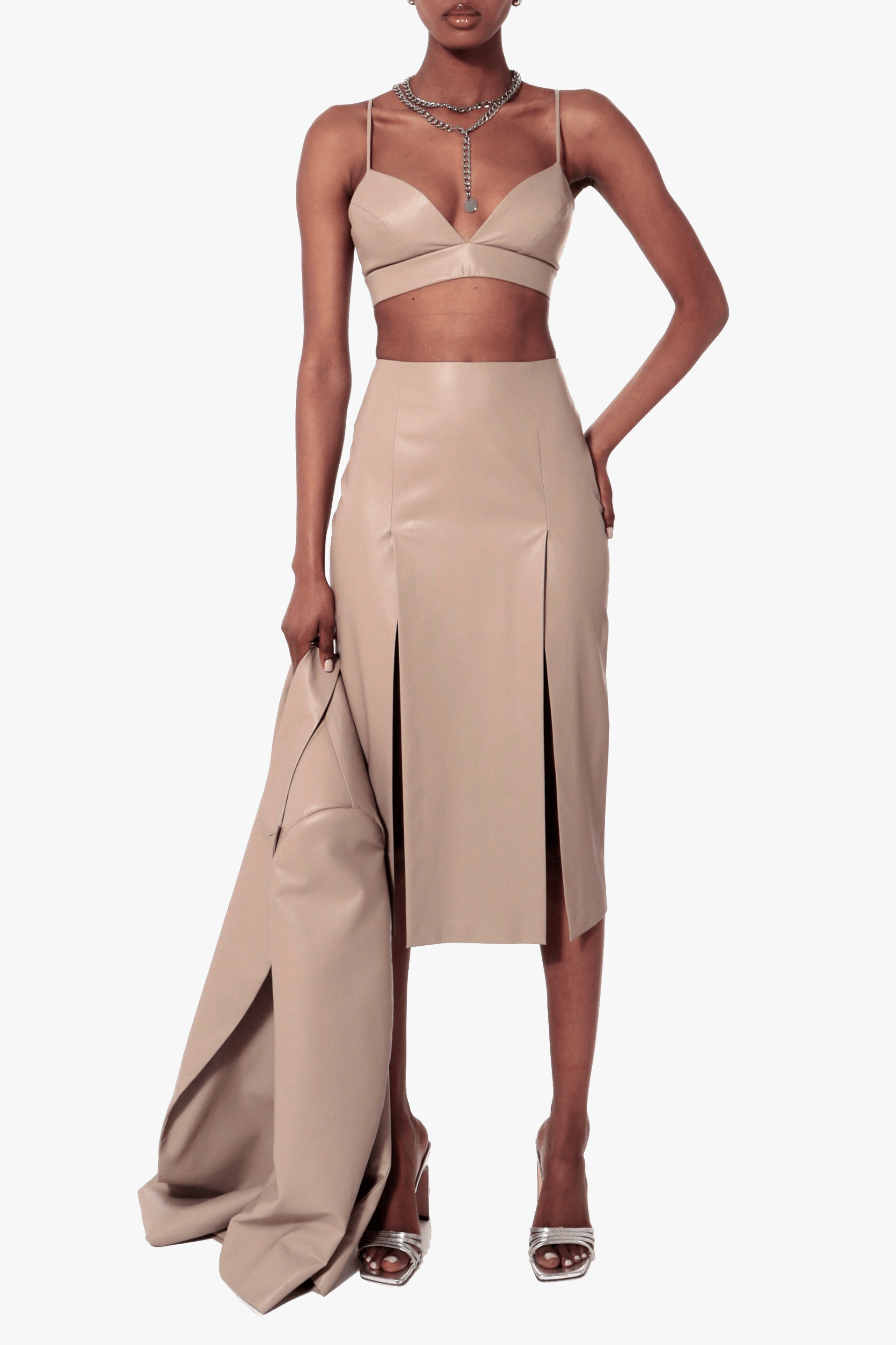 Bralette Top Asha Cool Beige made by HALEWSKI