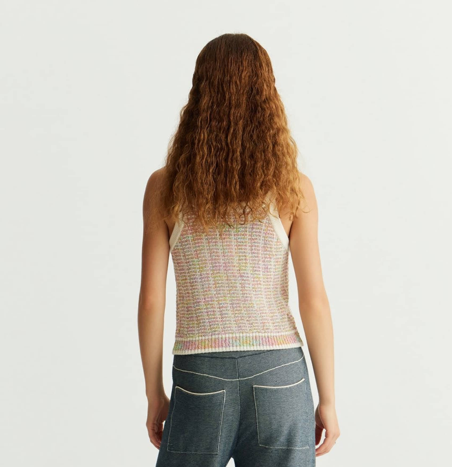 MULTICOLOR GRADIENT TANK TOP made by CRUSH Collection
