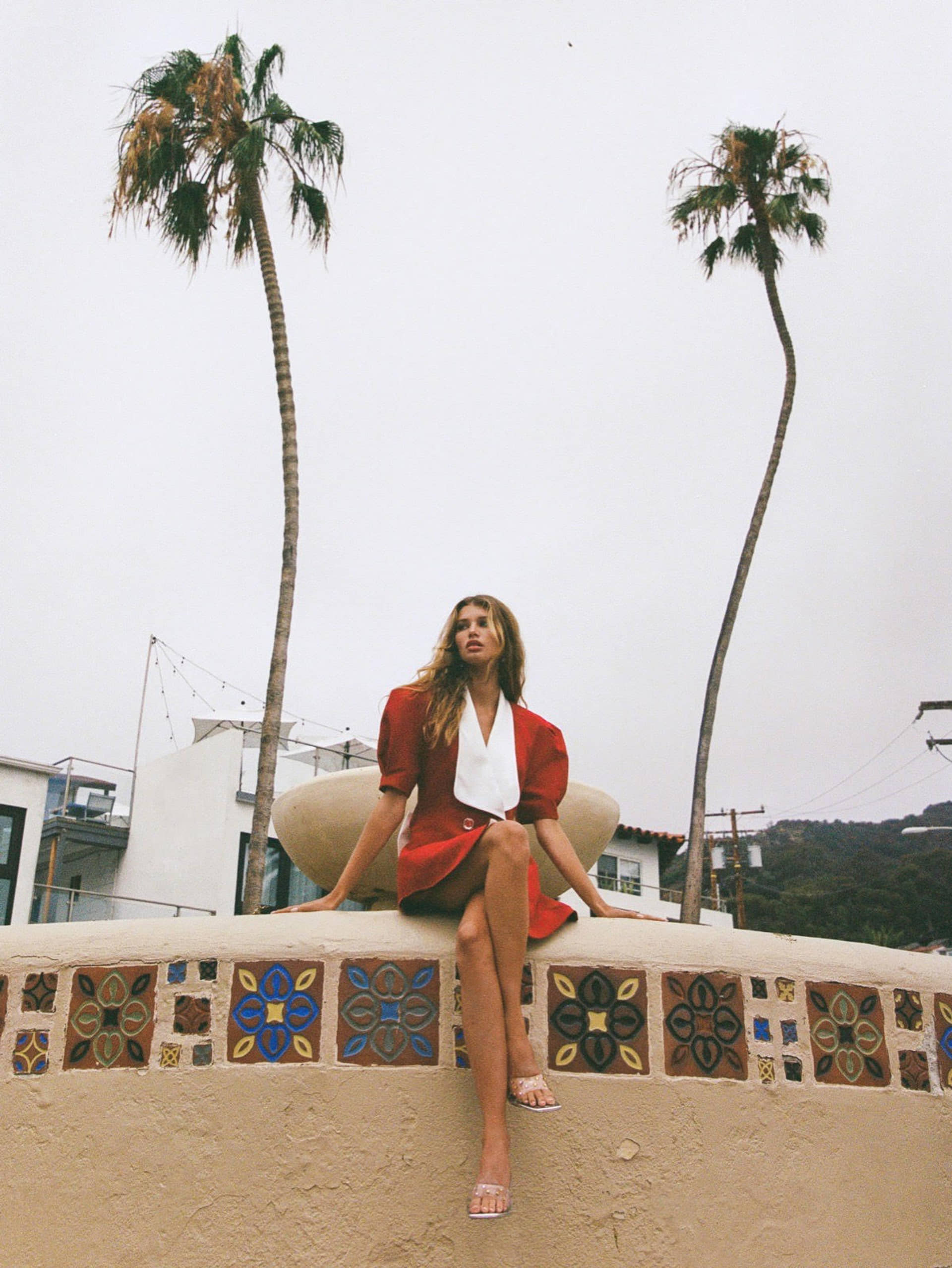 Alia Dress (Red) in Red made by Nana Jacqueline