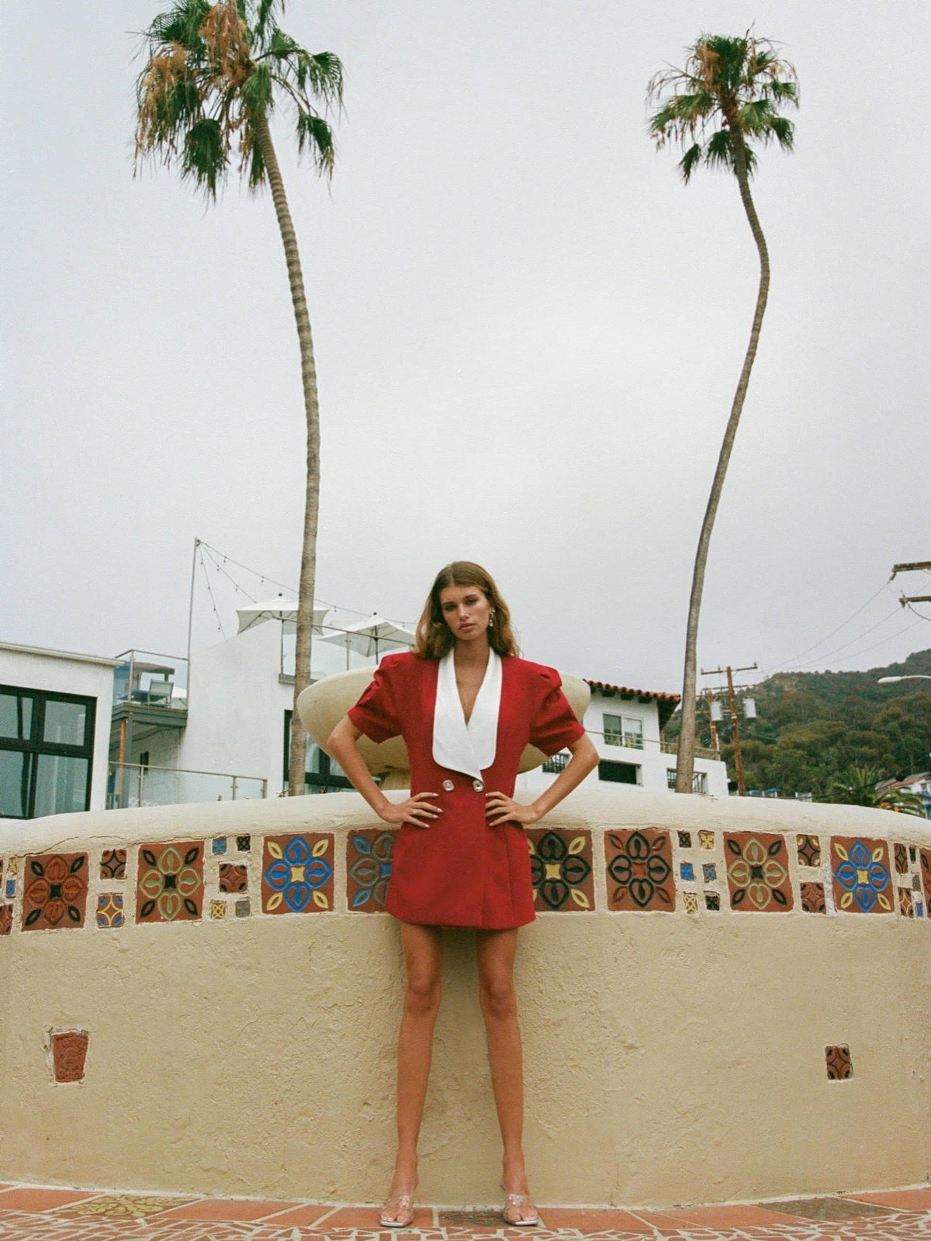 Alia Dress (Red) in Red made by Nana Jacqueline