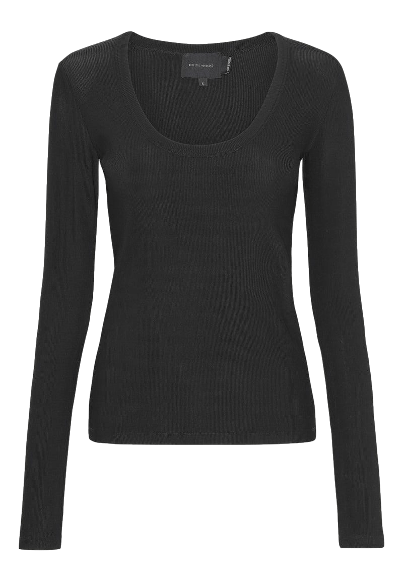 Indy T-Shirt l/s - Black made by HERSKIND