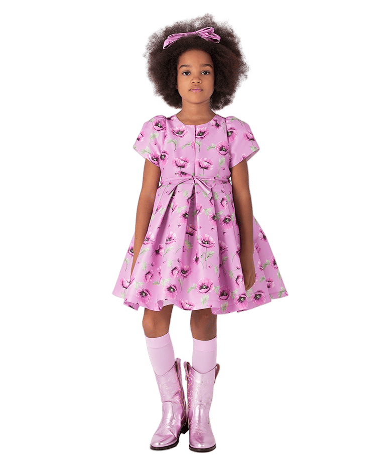 Orchid Valley Girls Dress made by Mama Luma