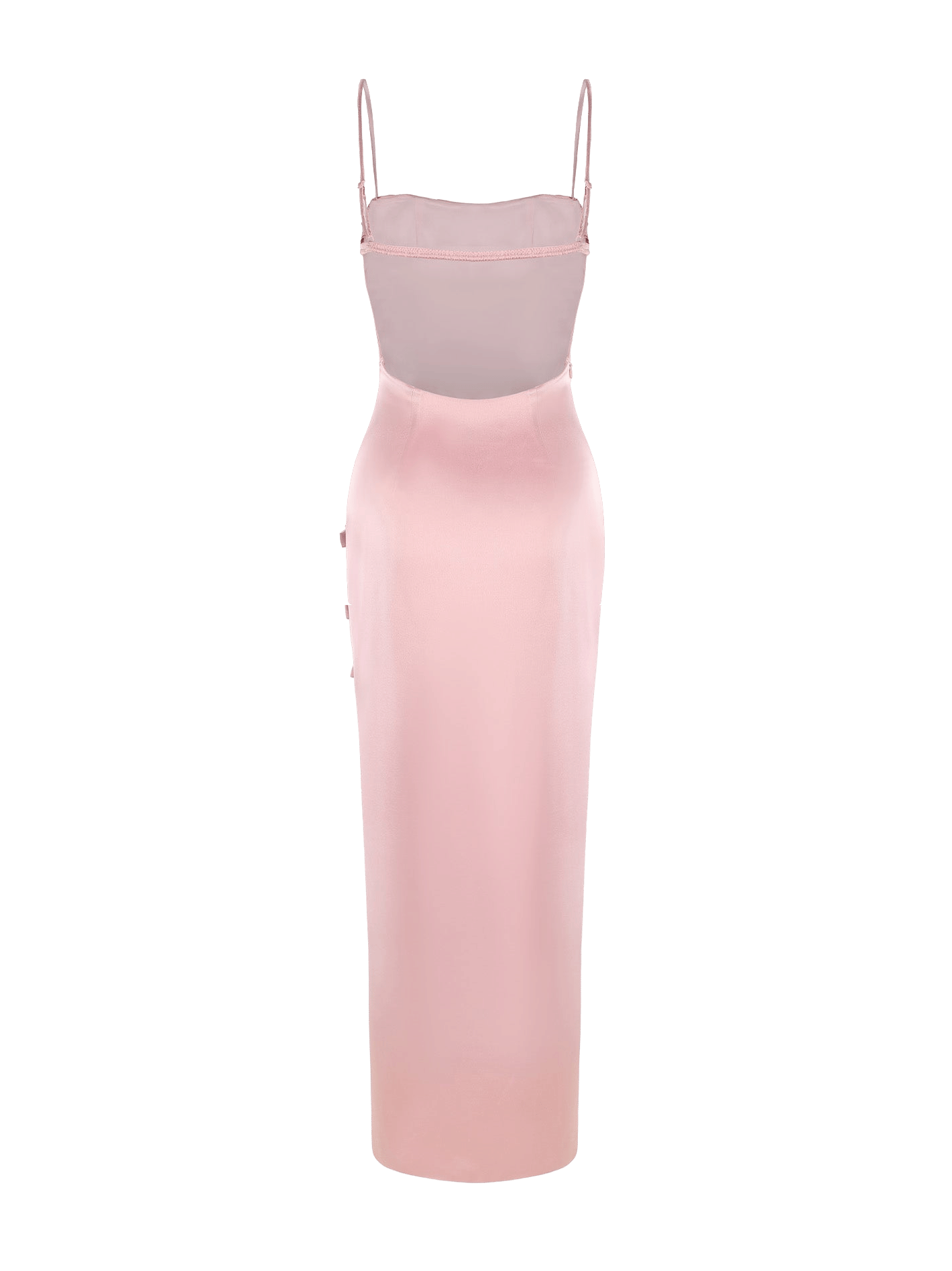 Amy Satin Dress (Pink) made by Nana Jacqueline