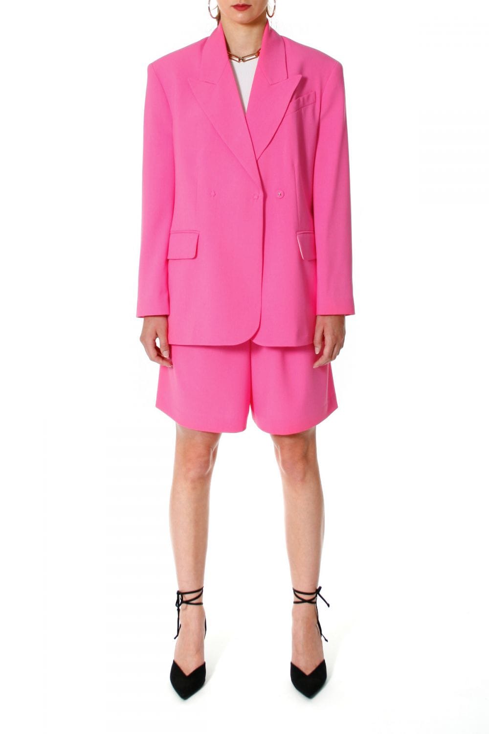 Blazer Ramona Pink Carnation in Pink made by HALEWSKI