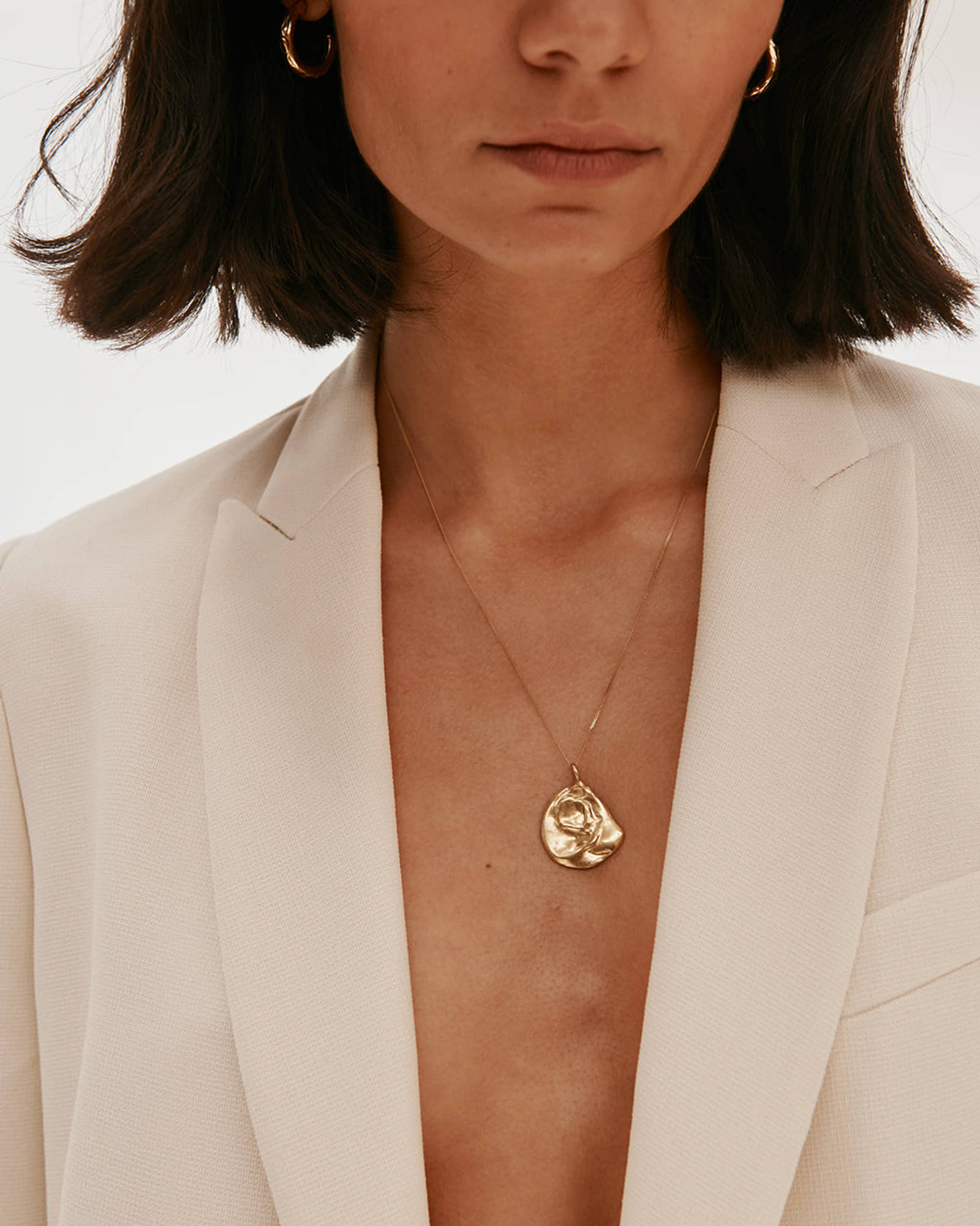 PINGO NECKLACE SILVER made by Carolina De Barros