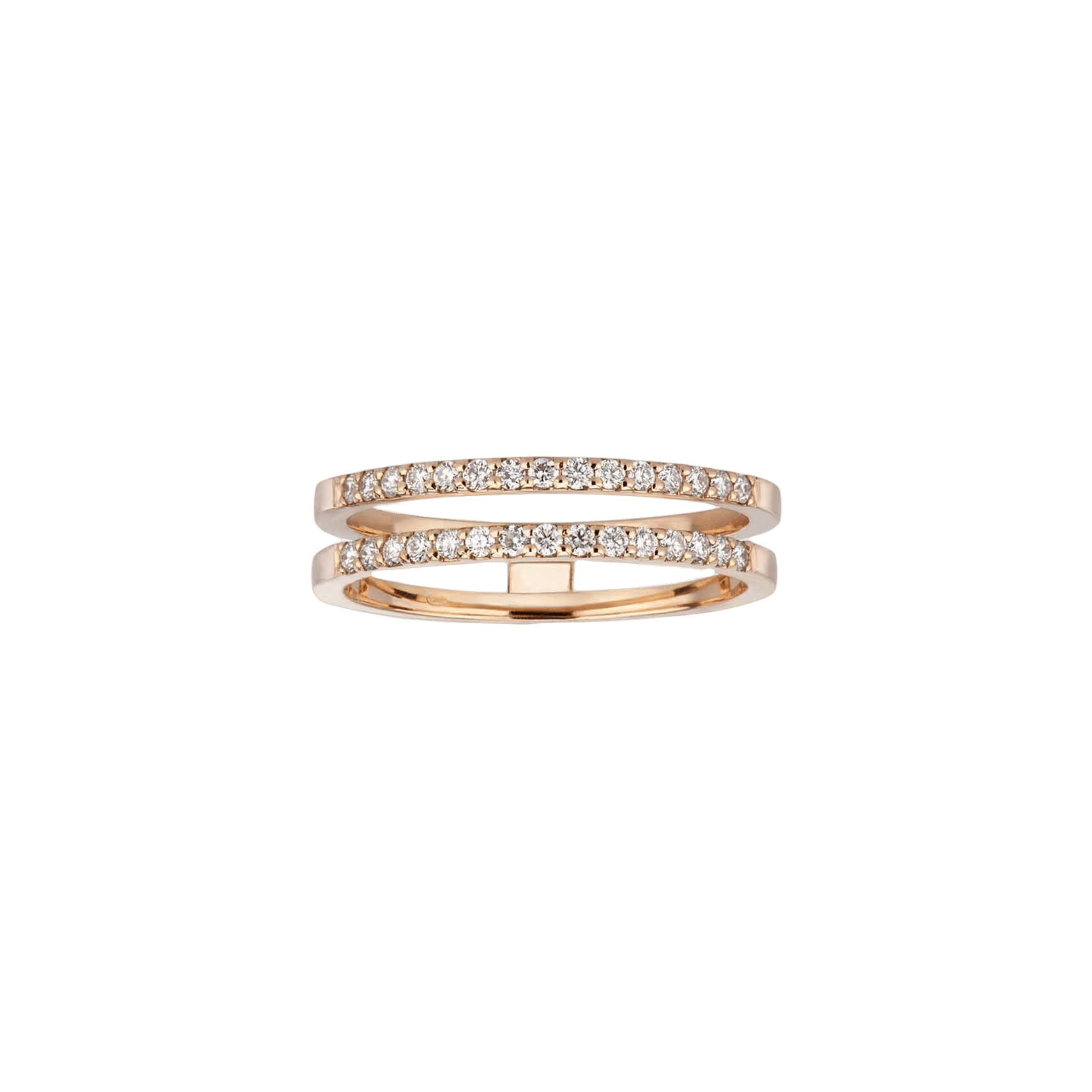 ANILLO DOUBLE HALF BAND L made by Gold & Roses