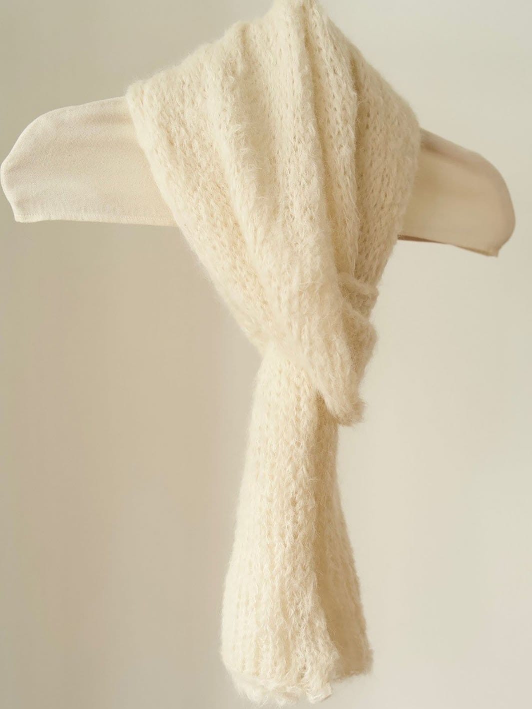 ALONSO scarf in White made by AYNI