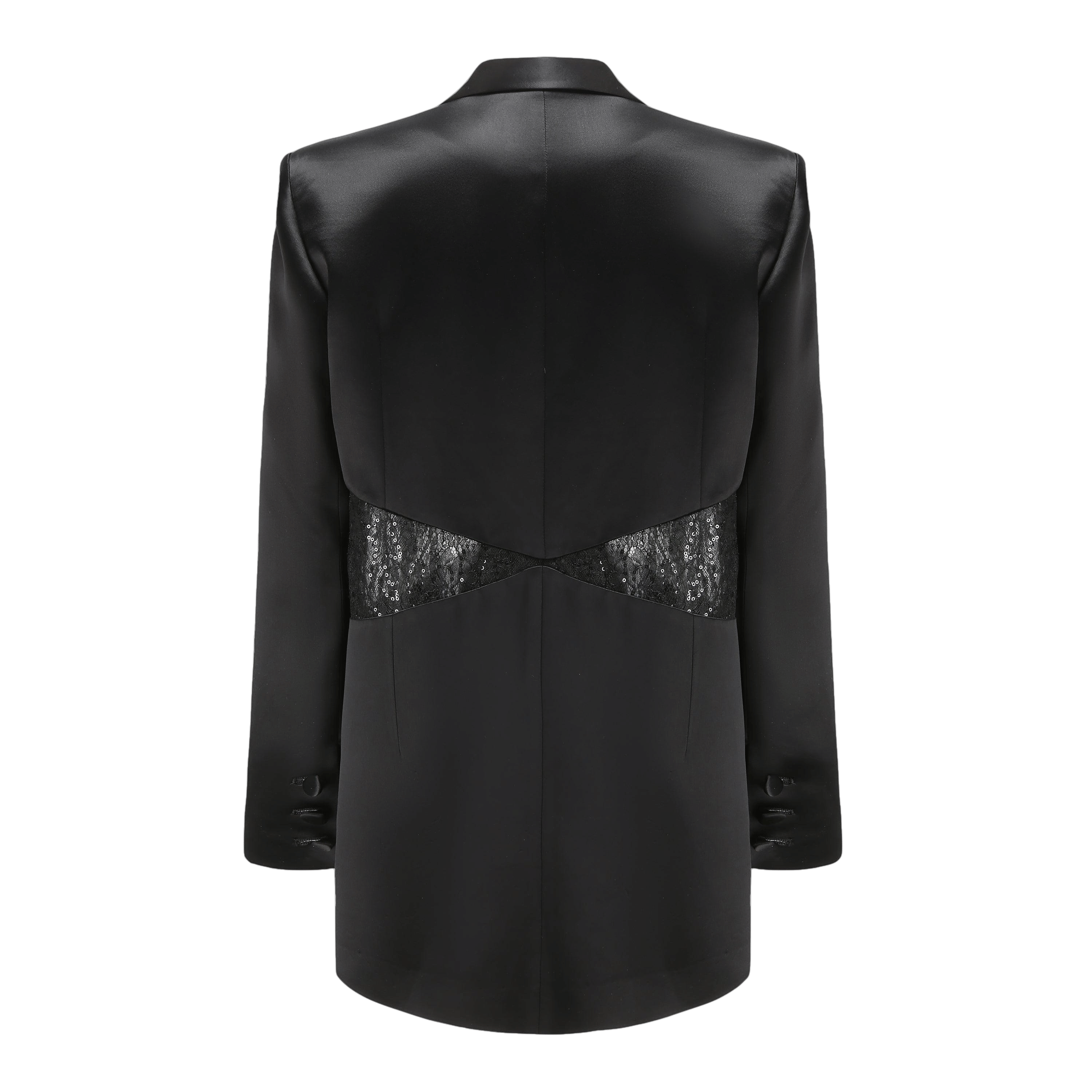 Black Liliana Blazer in Black made by Nana Jacqueline