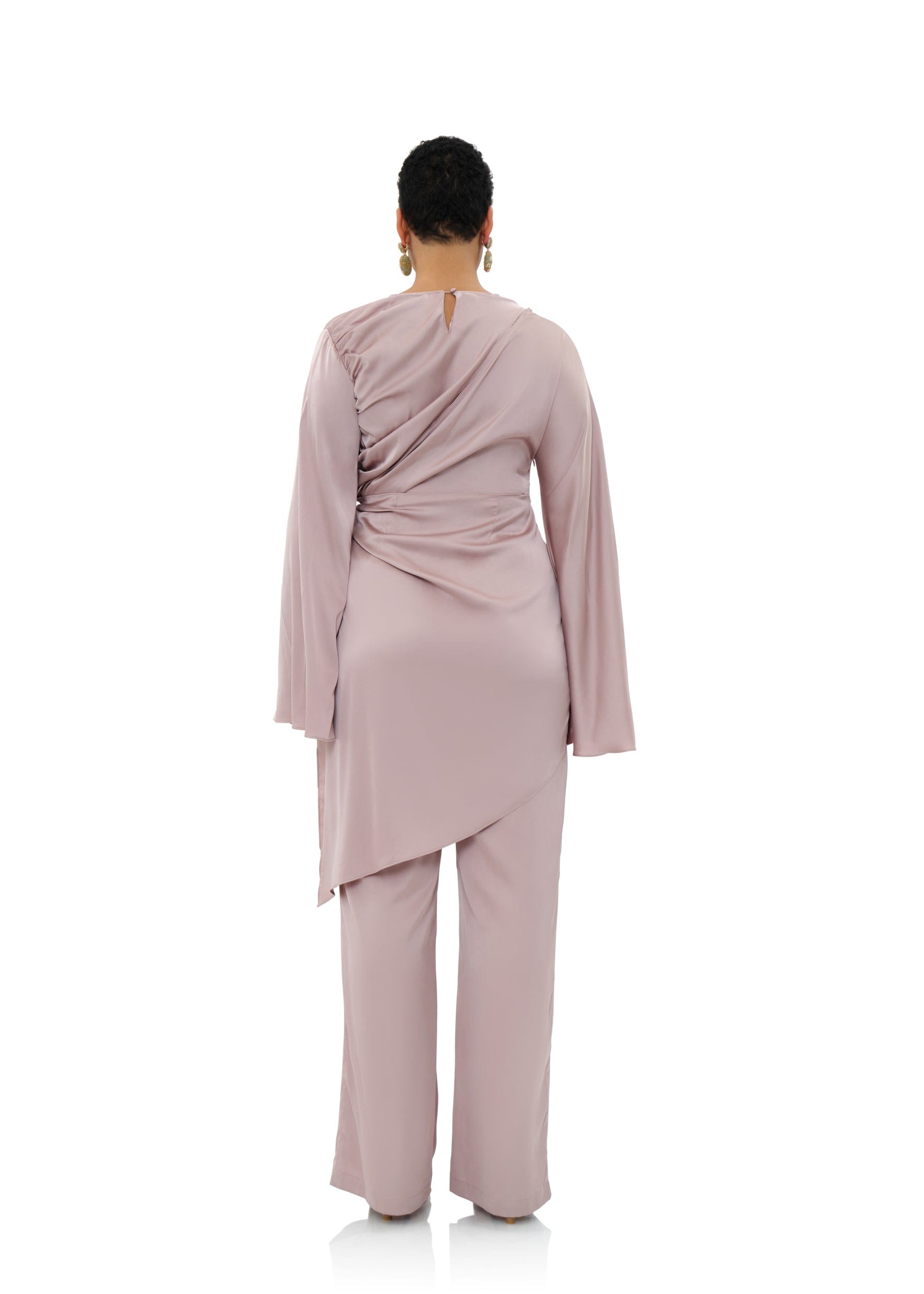 REBA PANTS - PEARL PURPLE made by Andrea Iyamah