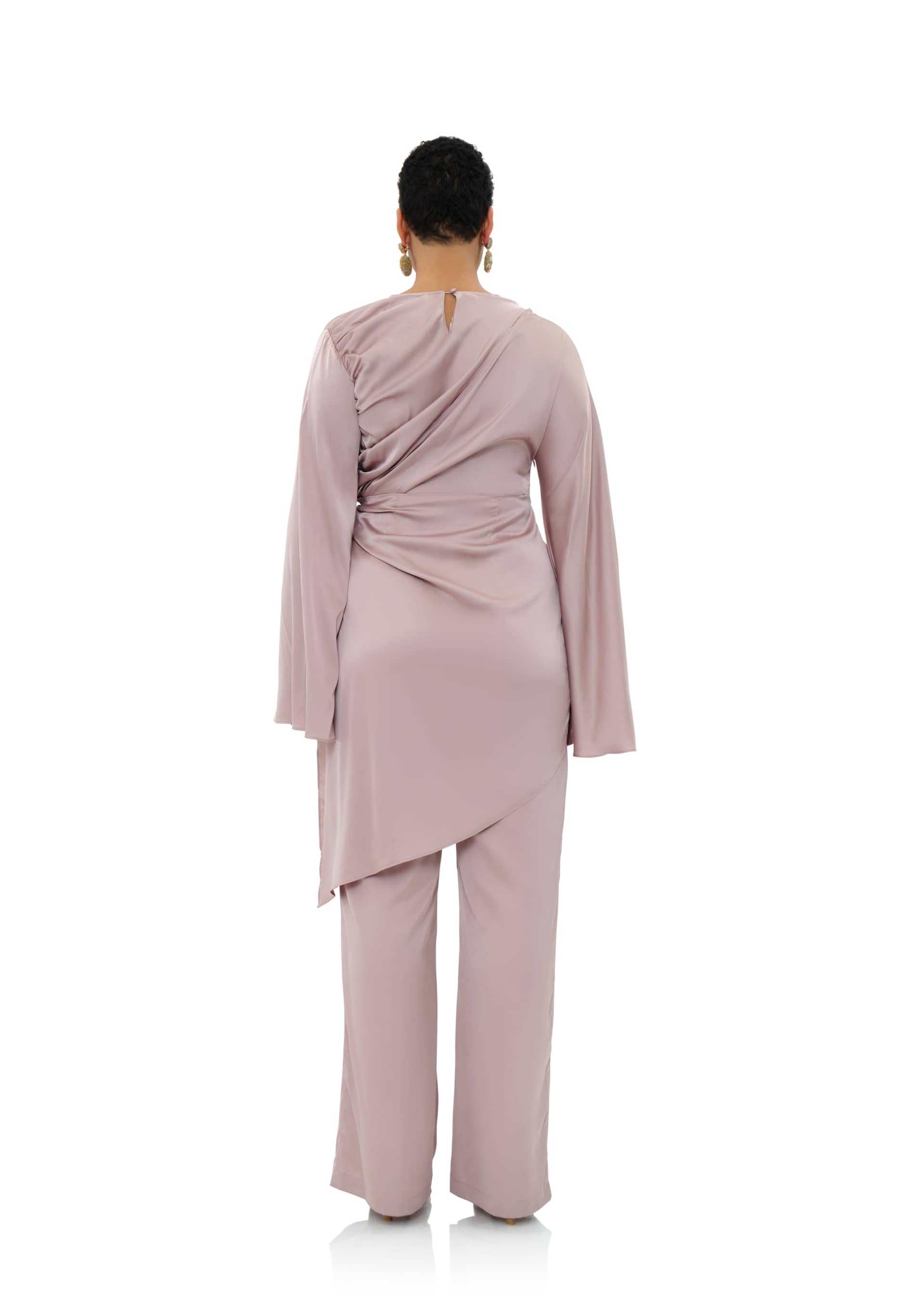 REBA PANTS - PEARL PURPLE made by Andrea Iyamah