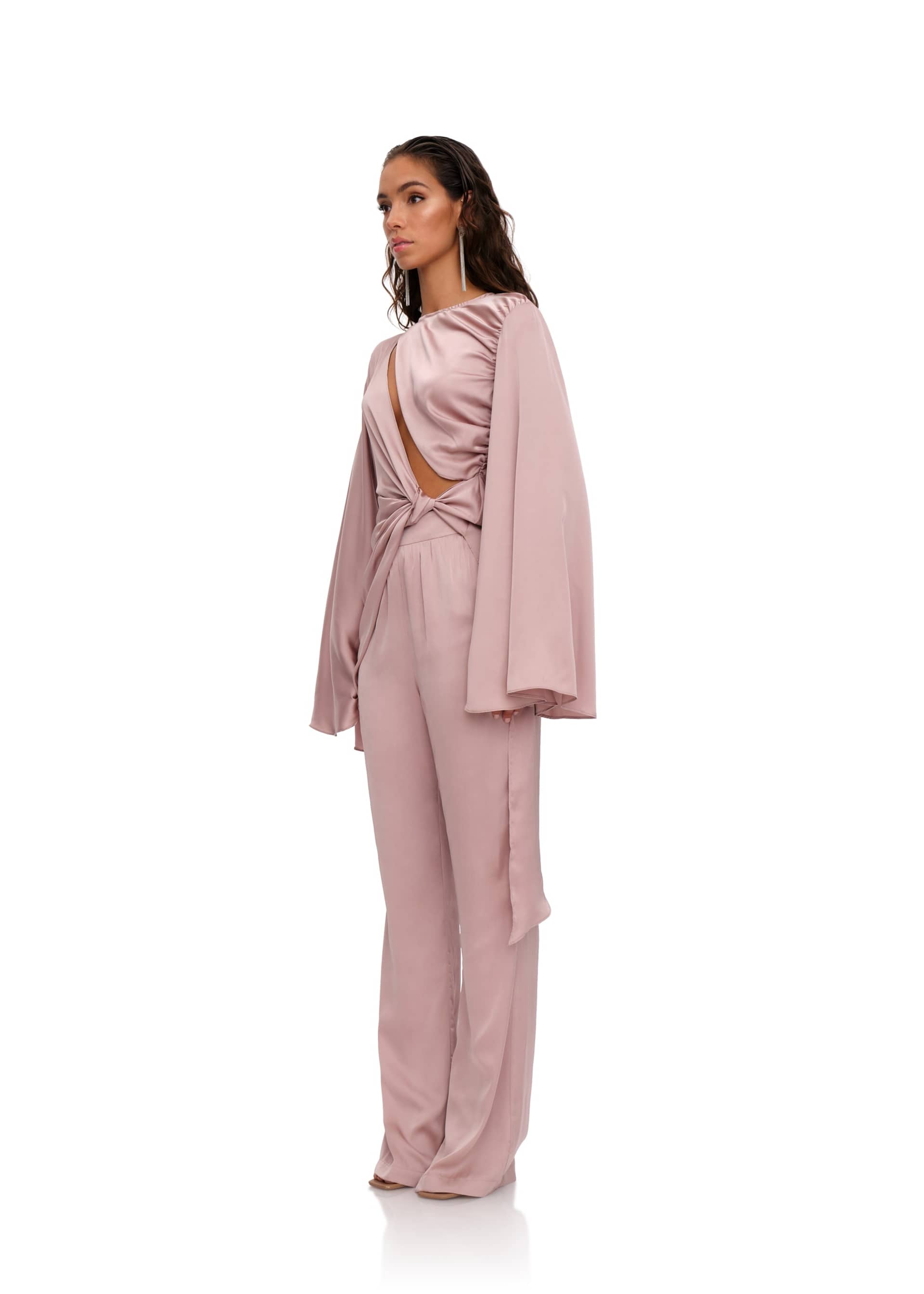 REBA PANTS - PEARL PURPLE made by Andrea Iyamah