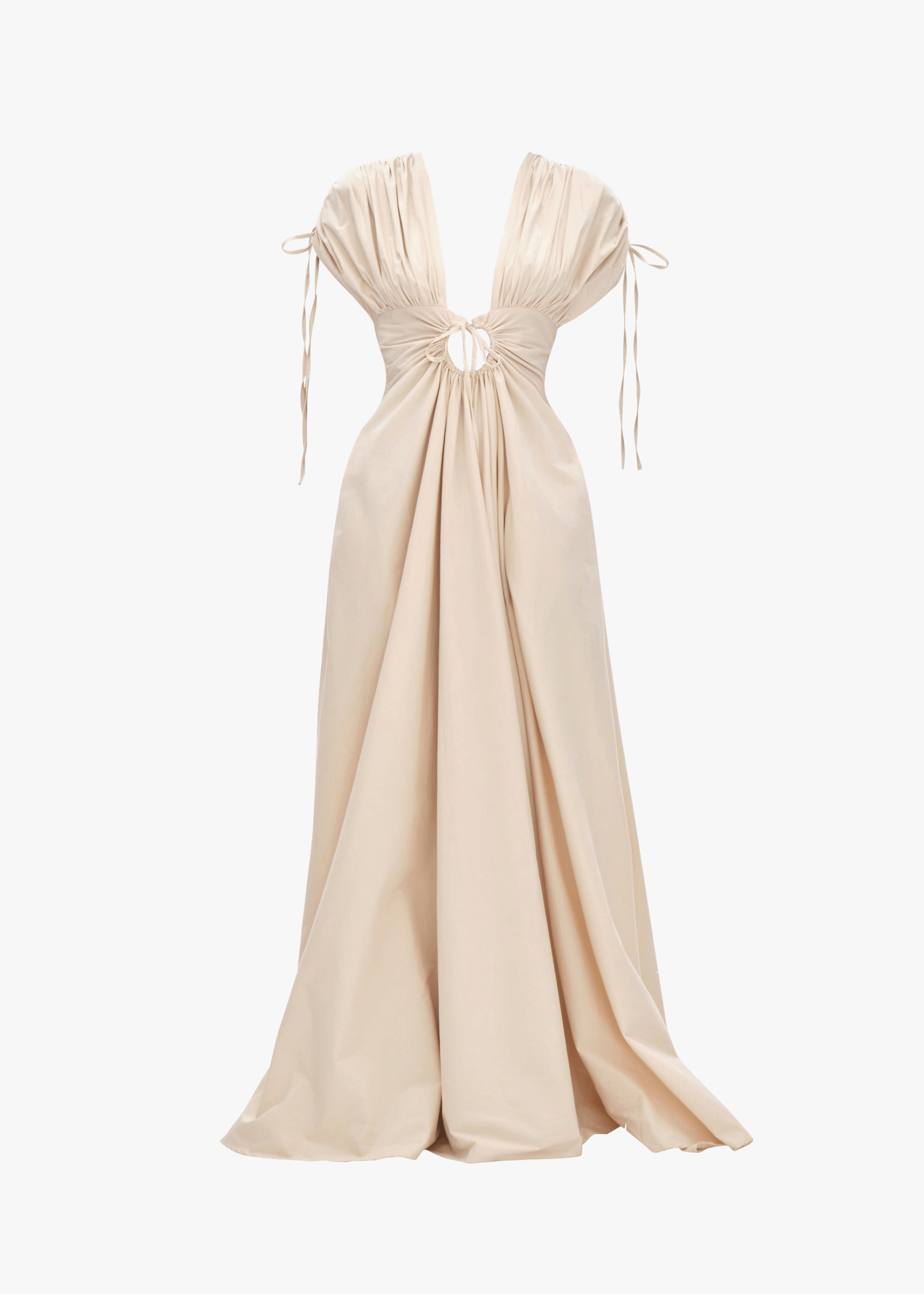 XENA VANILLA MAXI DRESS made by Andrea Iyamah