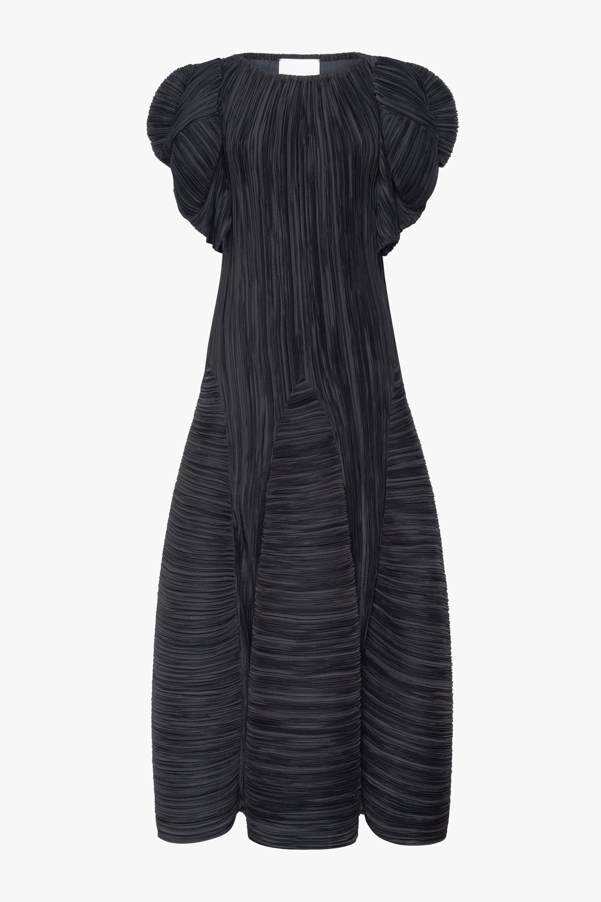 Midi pleated X-line DRESS made by Tamar Keburia