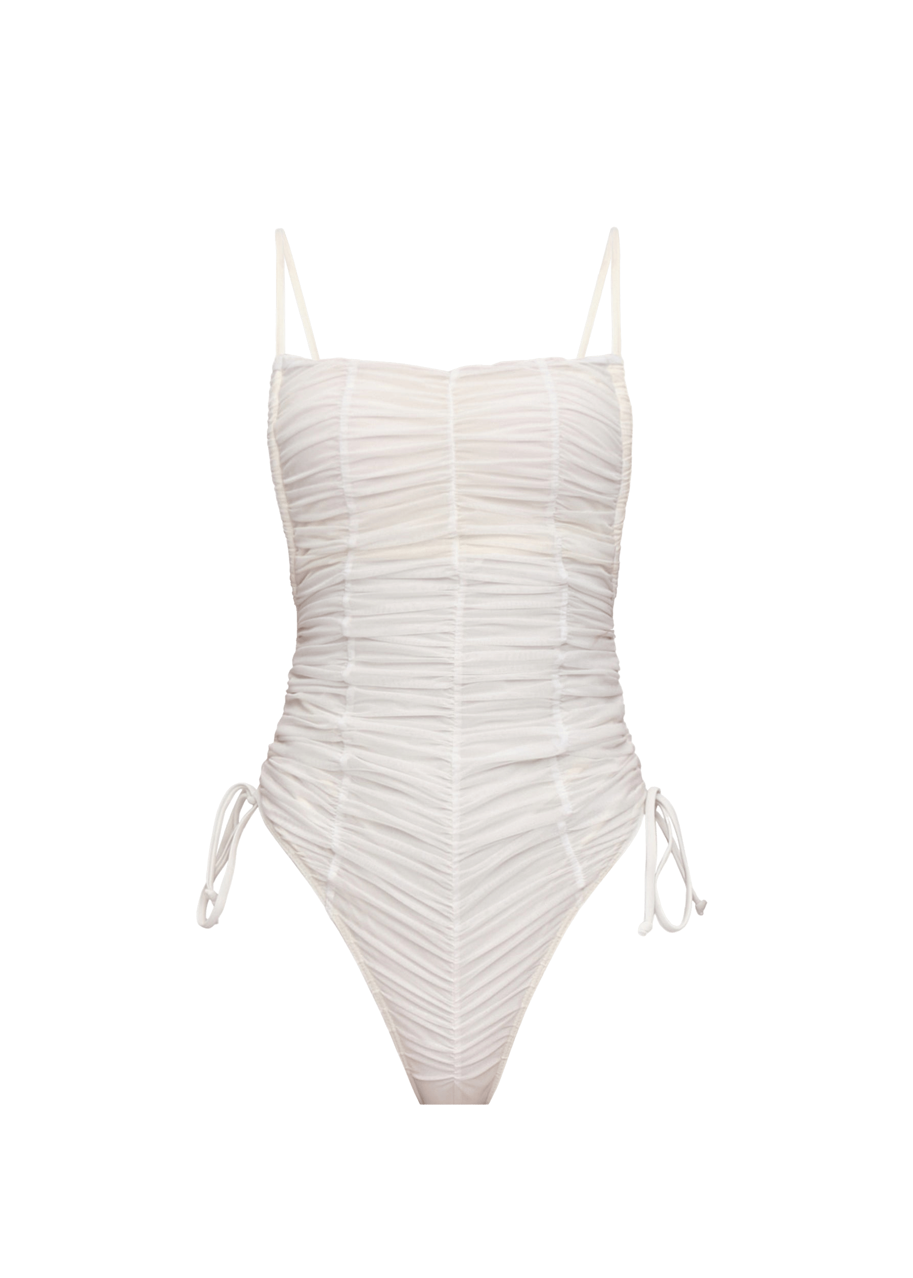 RECO ONE PIECE SWIMSUIT - LIMESTONE made by Andrea Iyamah