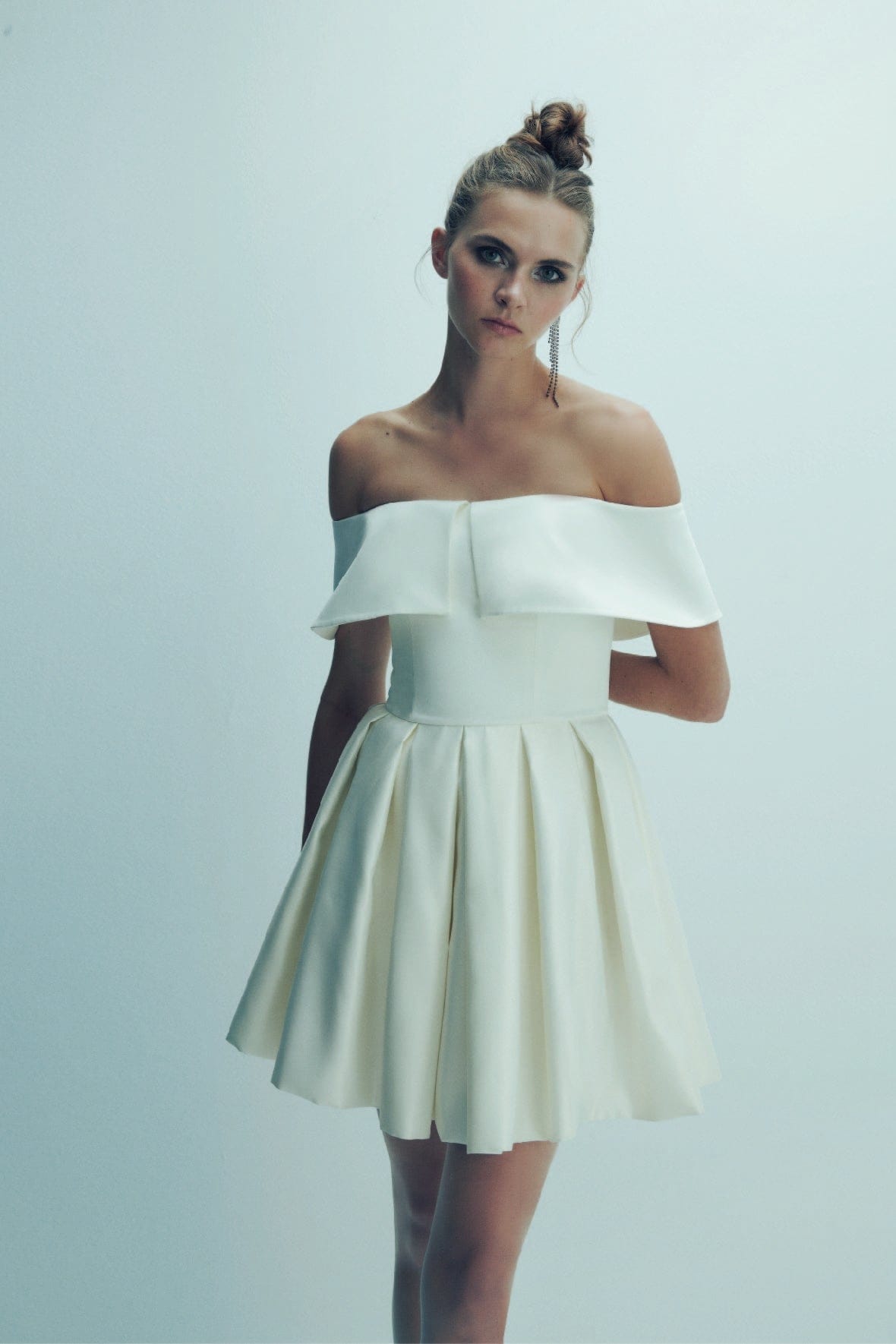 Ivy Mini Dress in Vanilla Ice made by Nazli Ceren