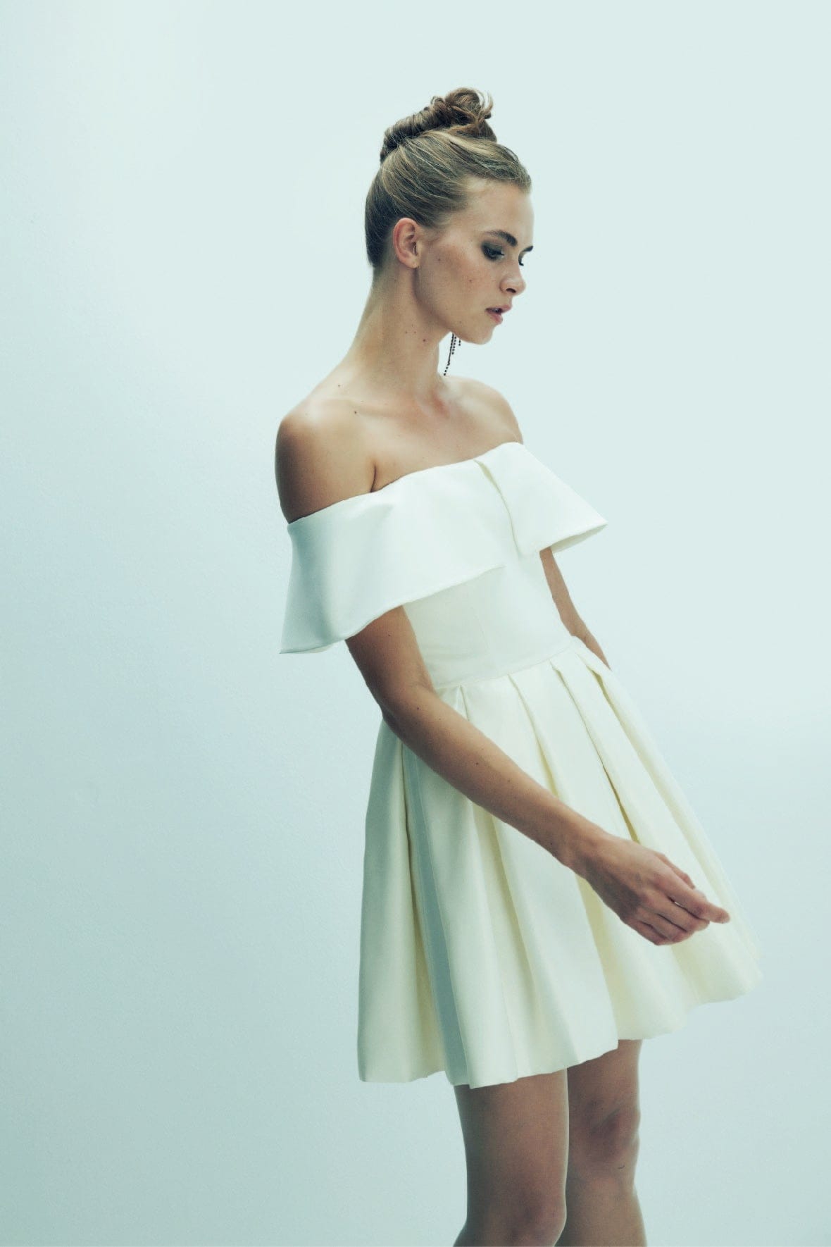 Ivy Mini Dress in Vanilla Ice made by Nazli Ceren