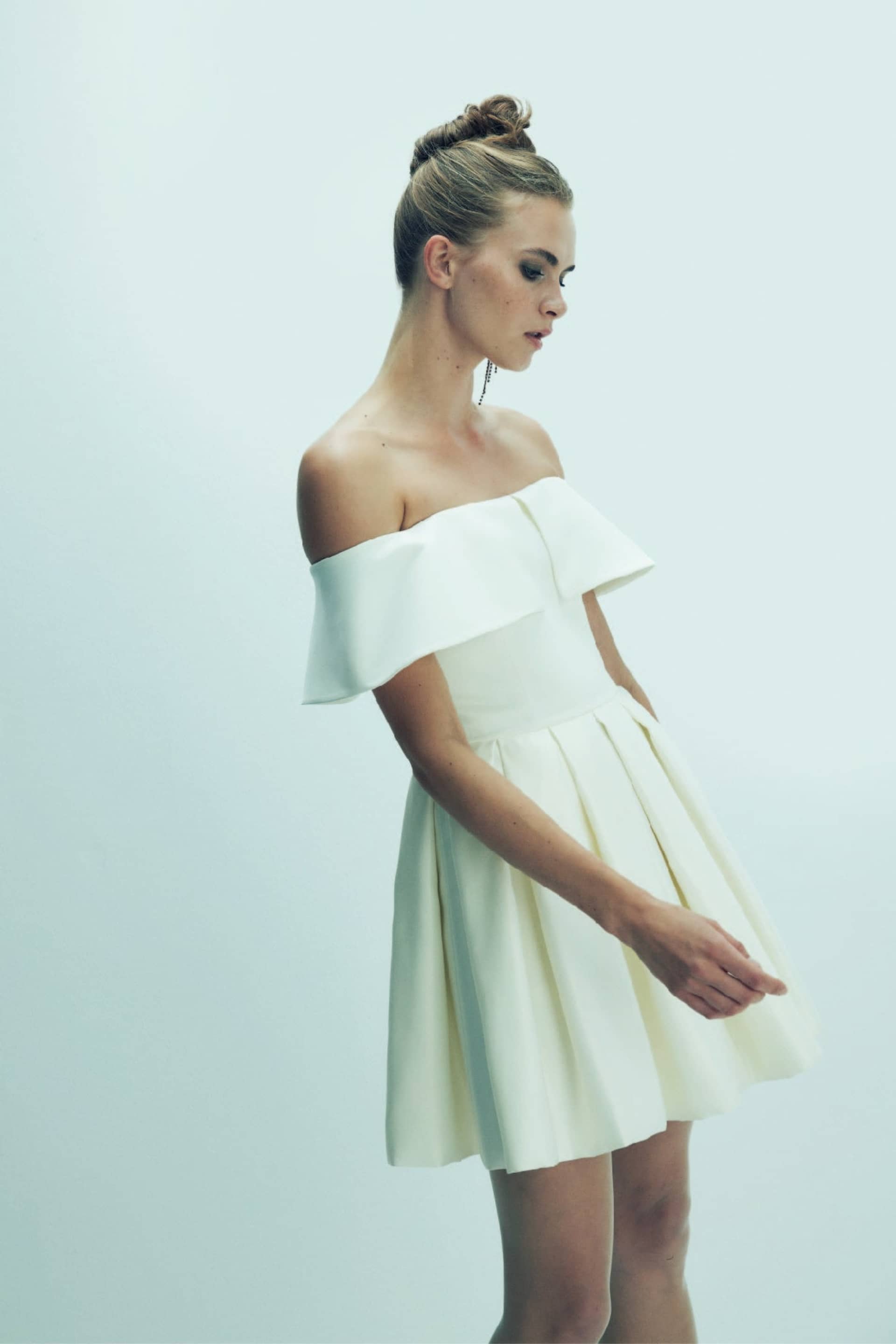 Ivy Mini Dress in Vanilla Ice made by Nazli Ceren