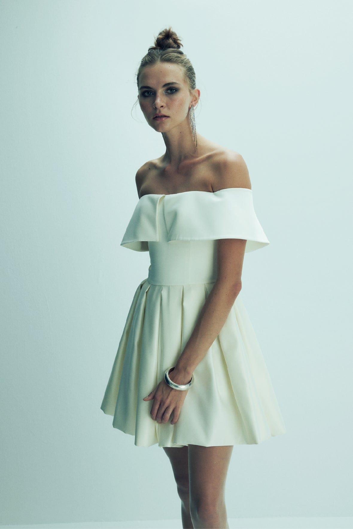 Ivy Mini Dress in Vanilla Ice made by Nazli Ceren