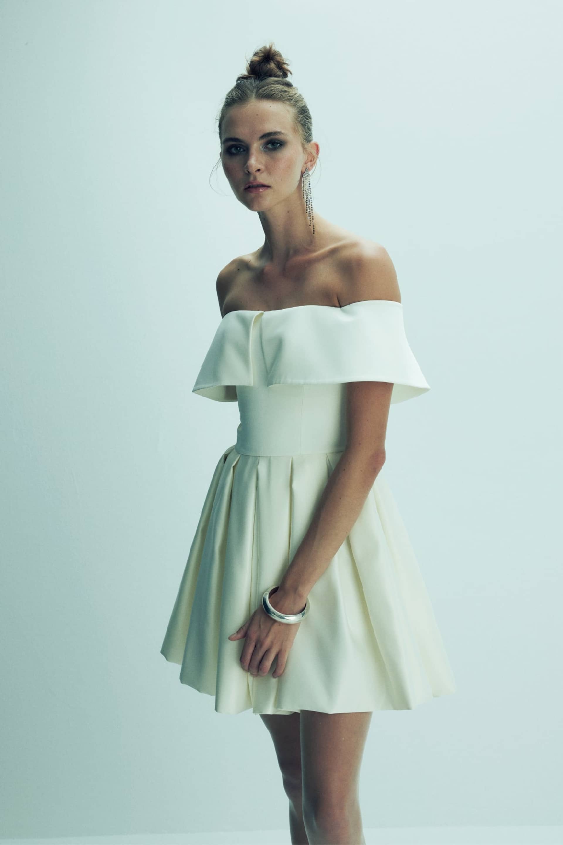 Ivy Mini Dress in Vanilla Ice made by Nazli Ceren