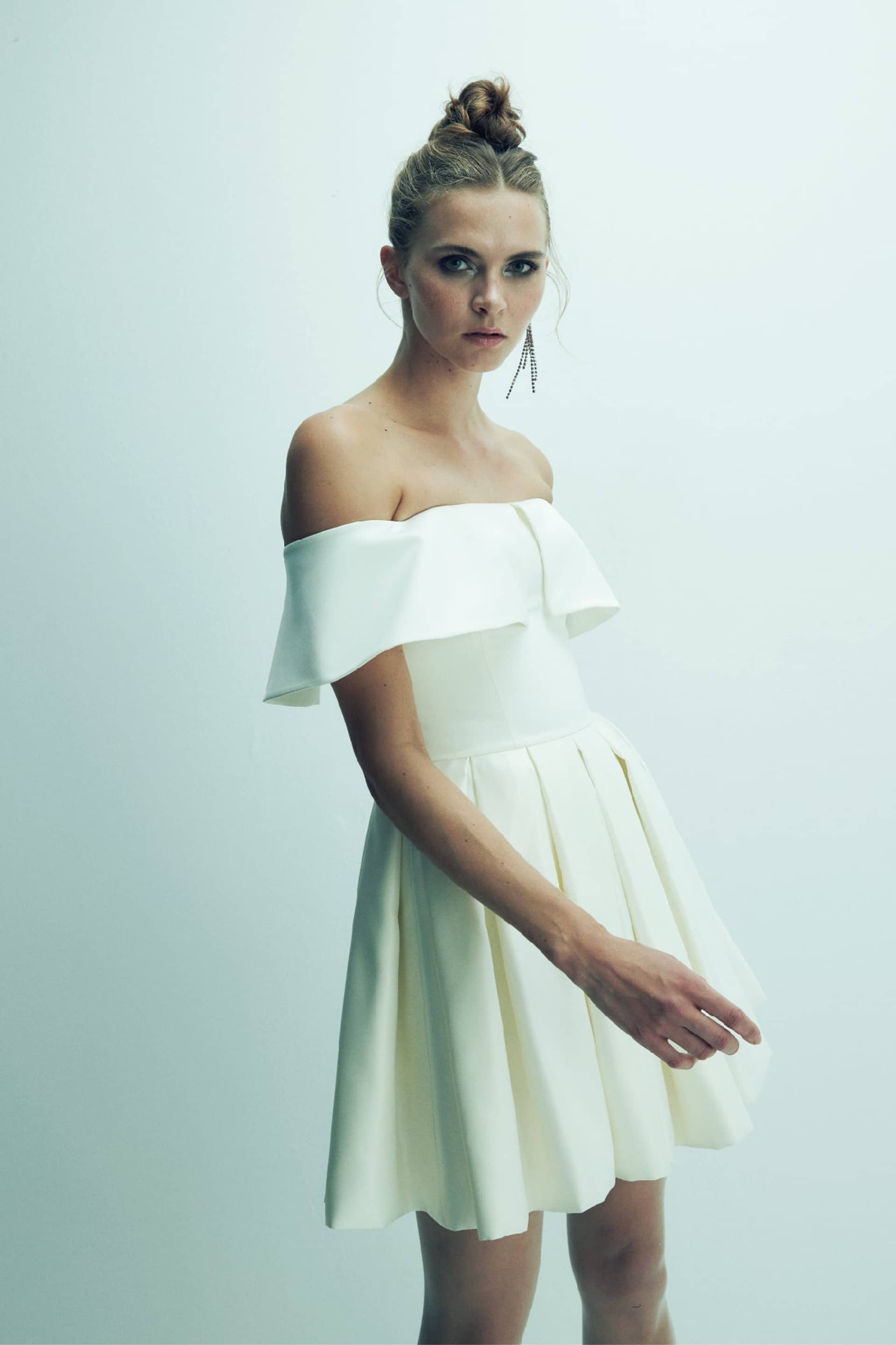 Ivy Mini Dress in Vanilla Ice made by Nazli Ceren