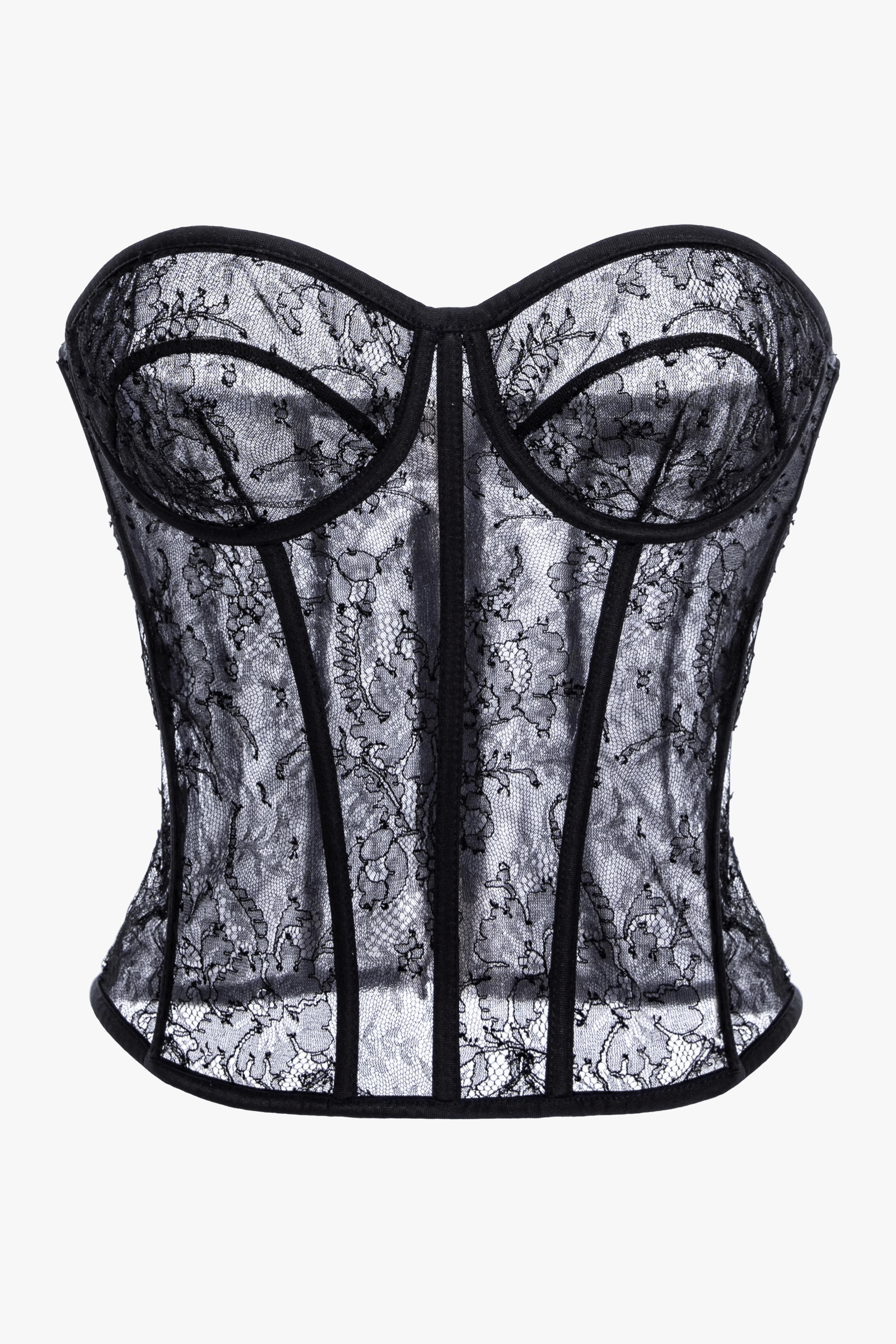 Aureliana Chantilly Lace Bustier made by Aureliana
