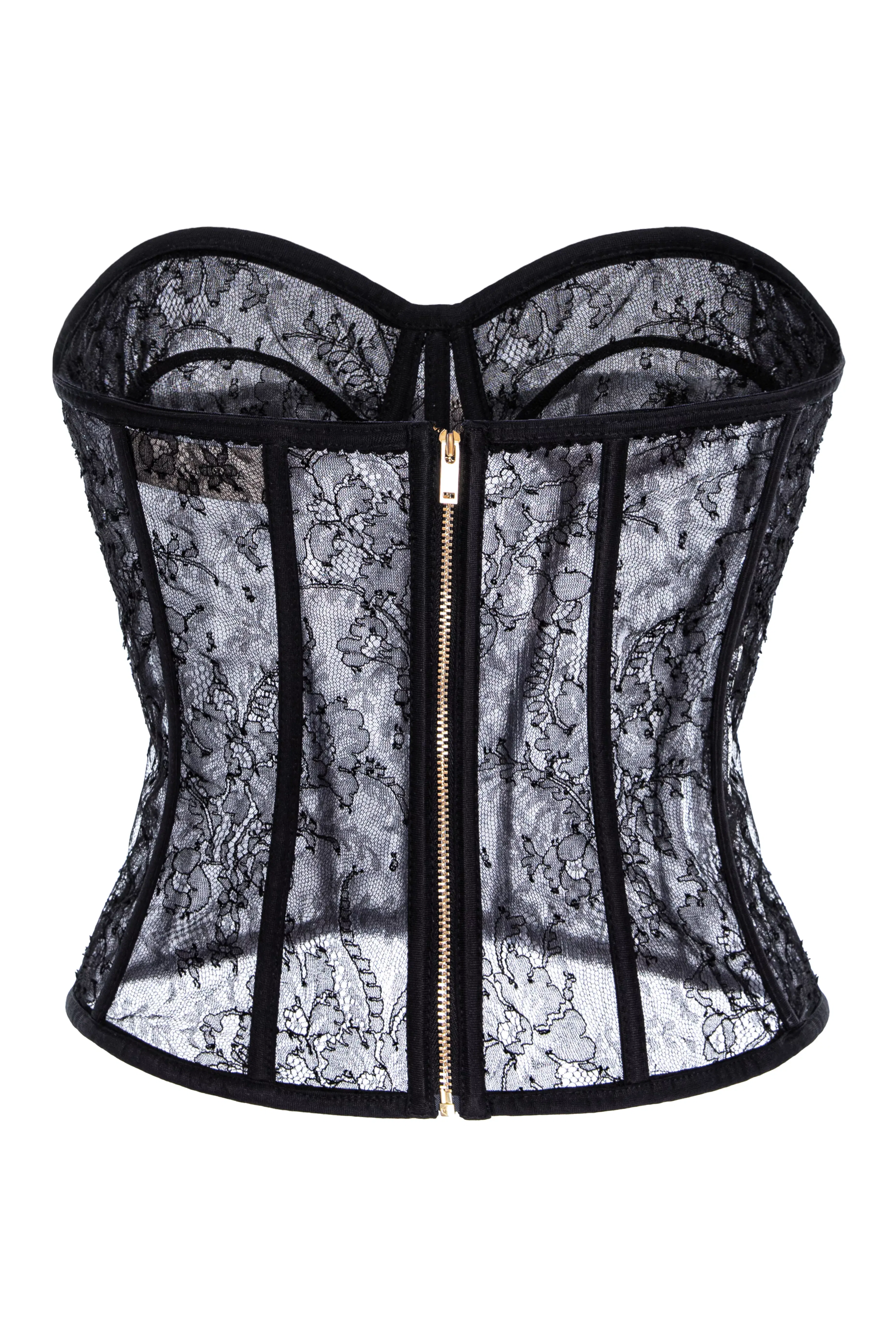 Aureliana Chantilly Lace Bustier made by Aureliana