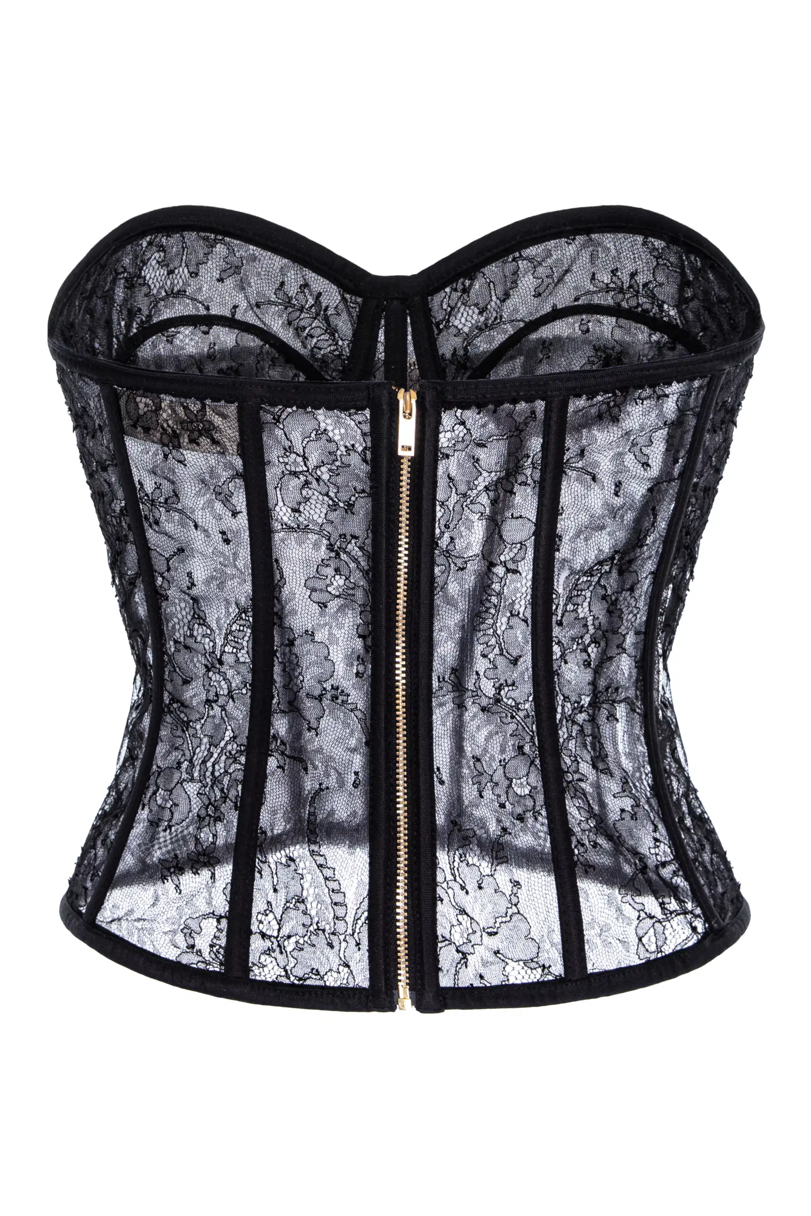 Aureliana Chantilly Lace Bustier made by Aureliana