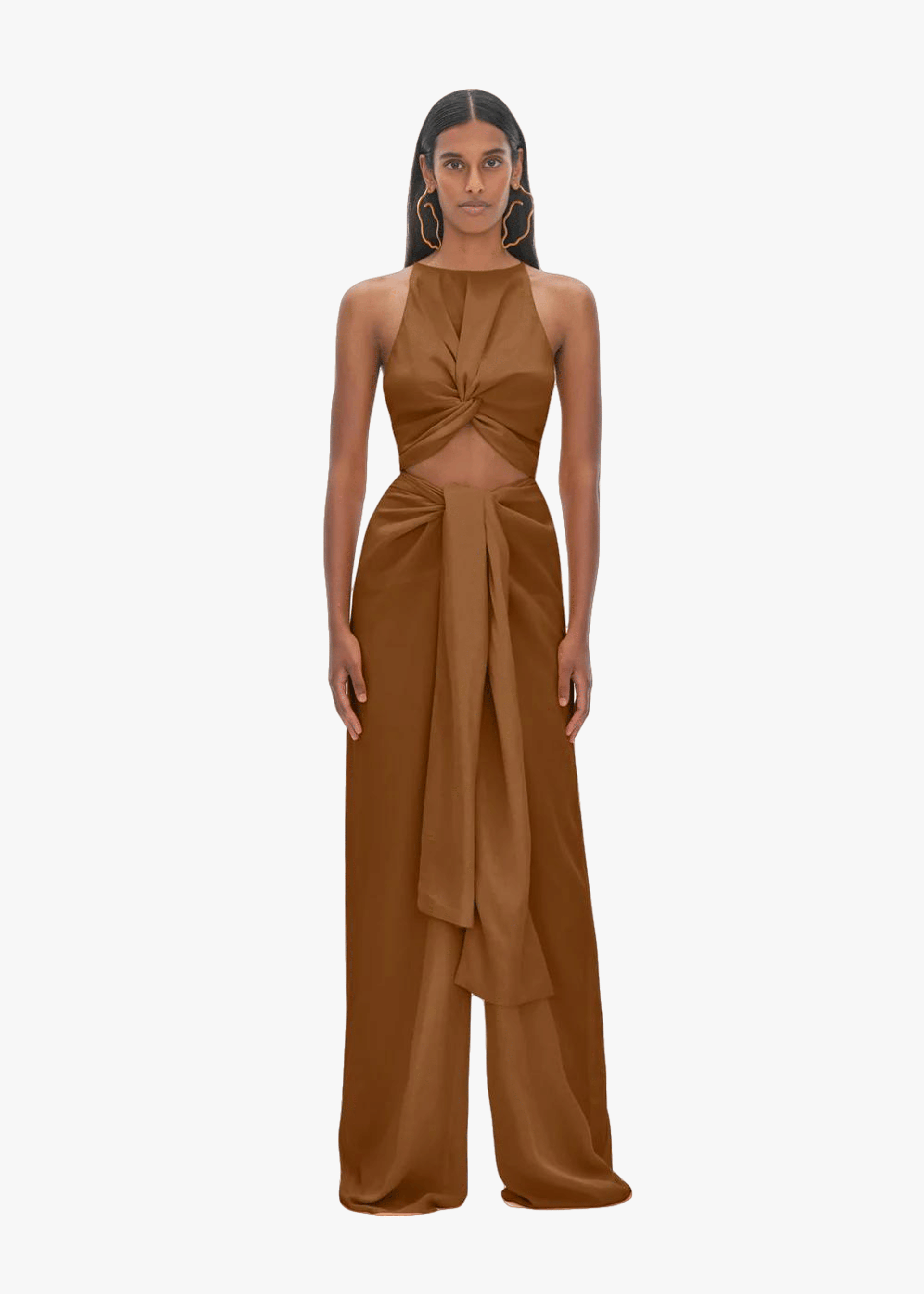 AMINATA BRASS JUMPSUIT made by Andrea Iyamah