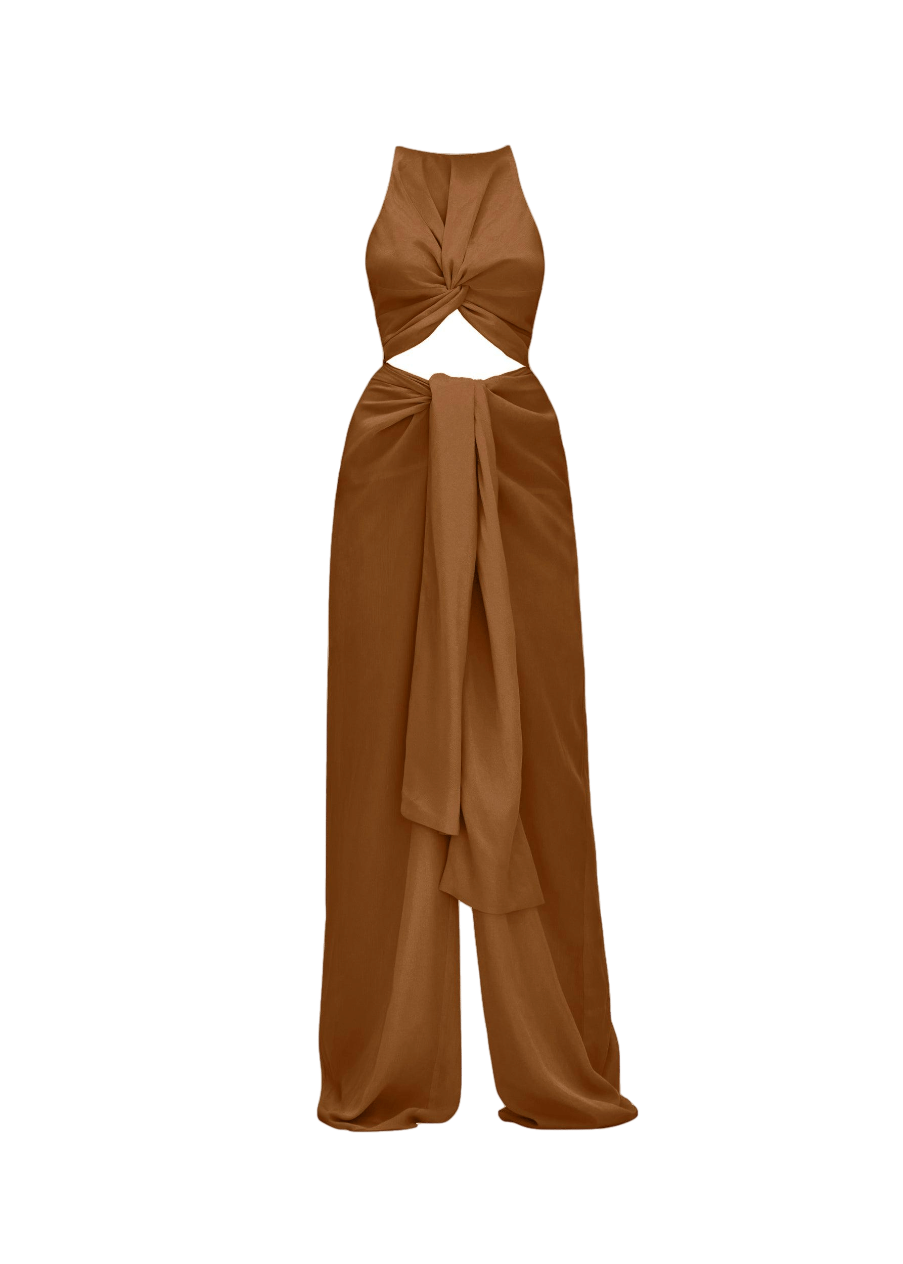 AMINATA BRASS JUMPSUIT made by Andrea Iyamah