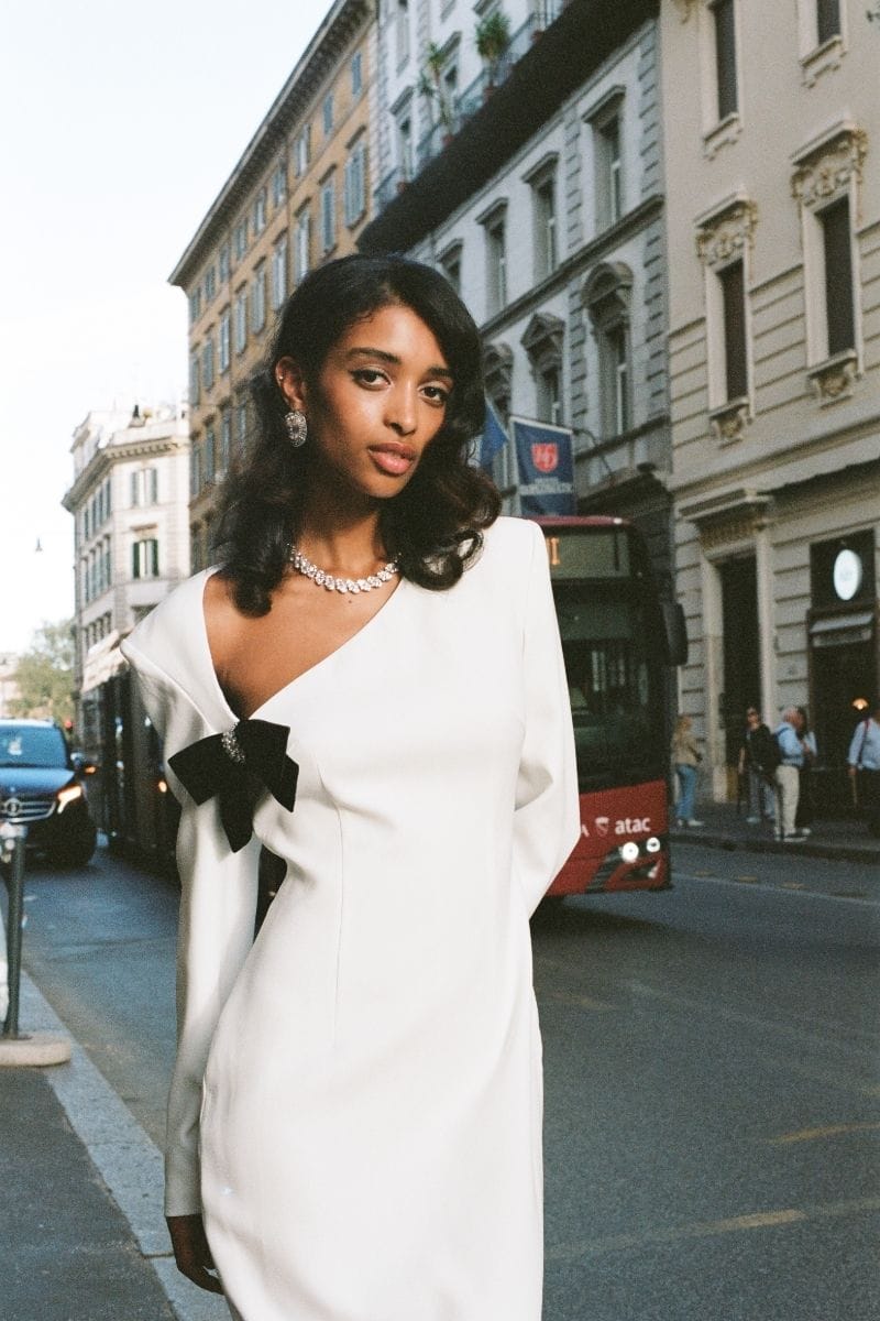 Ellie Bow Dress made by Nana Jacqueline