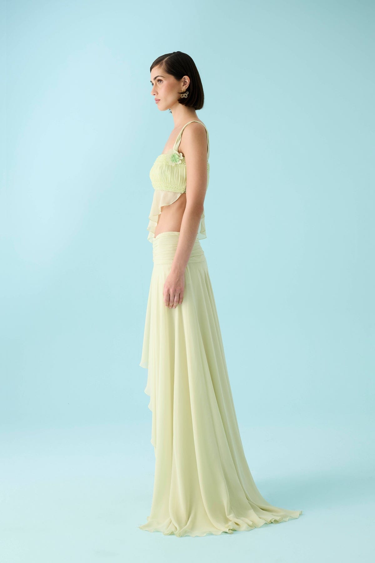 Chloranthus Floral Skirt made by Declara