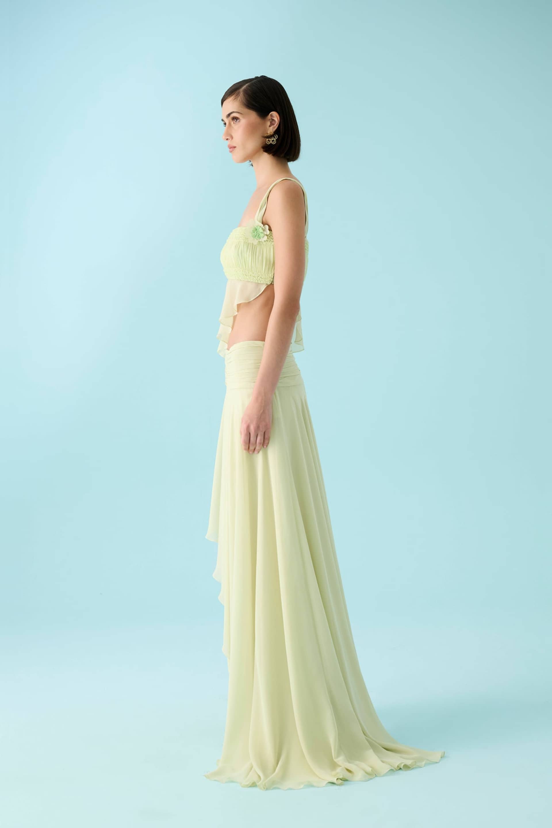 Chloranthus Floral Skirt made by Declara