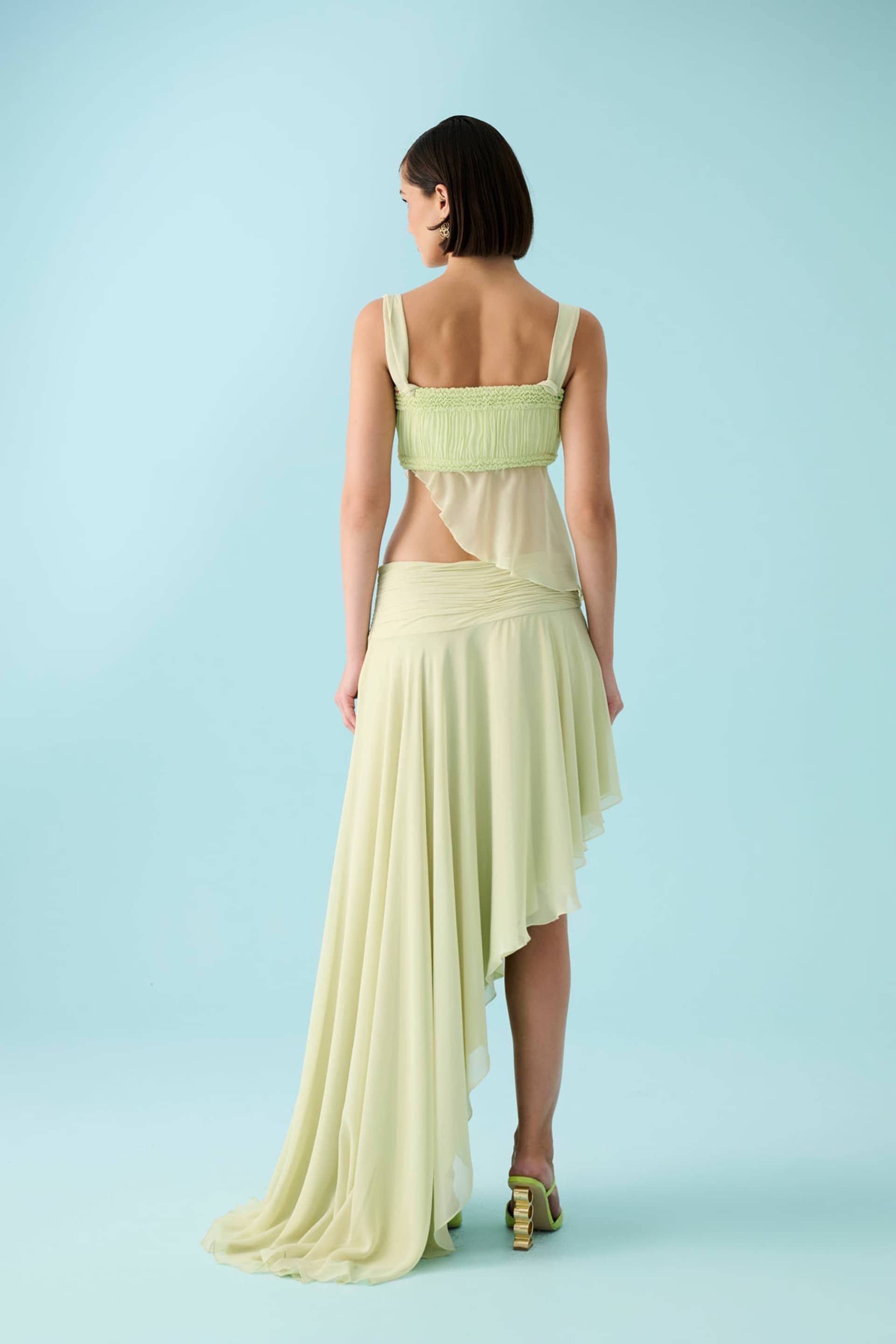 Chloranthus Floral Skirt made by Declara