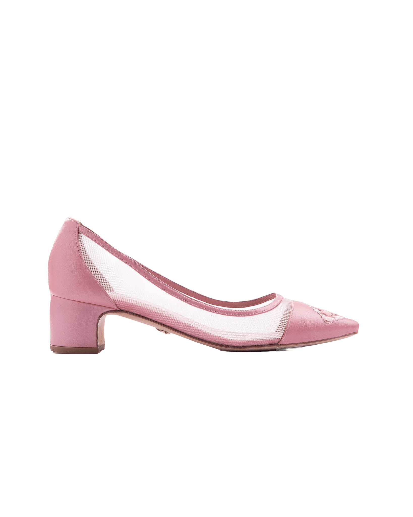 Fiorellini Pump Mesh 45 Misty Rose in Pink made by ATANA
