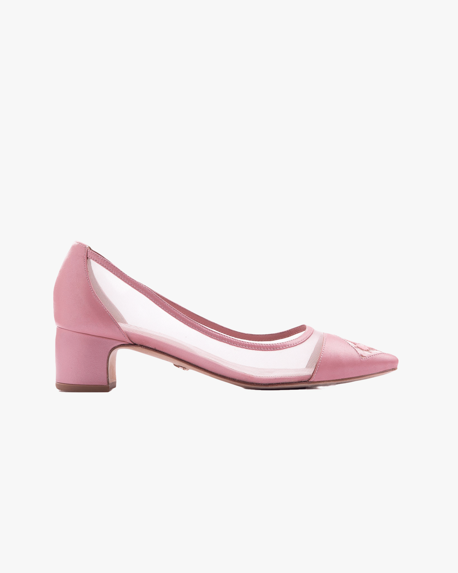 Fiorellini Pump Mesh 45 Misty Rose in Pink made by ATANA