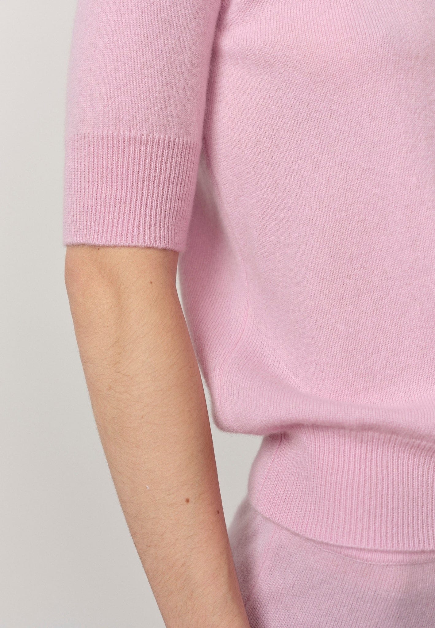 Therese Knit Blouse - Bubblegum made by HERSKIND