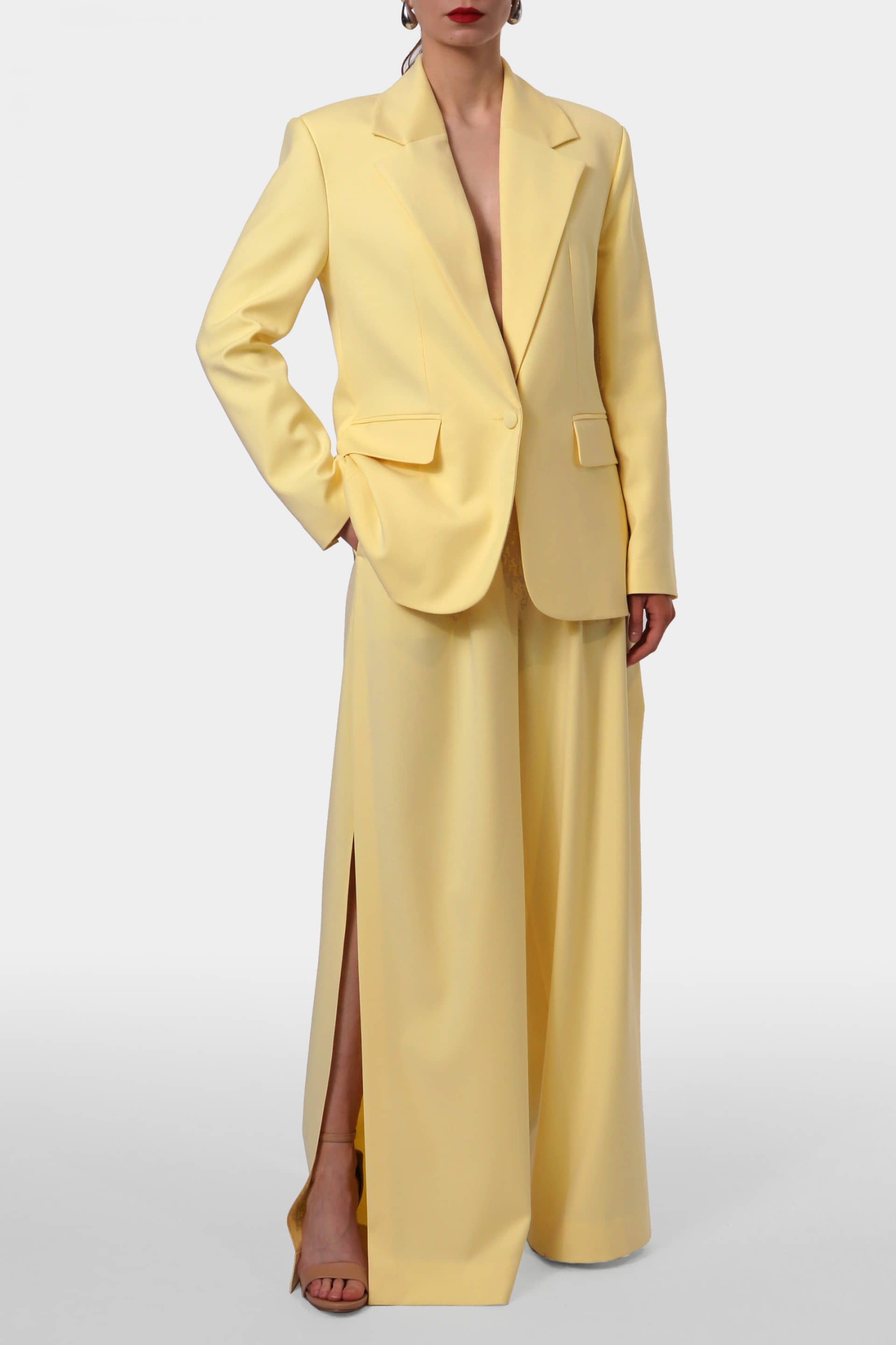 Blazer Tatiana Butter Yellow made by HALEWSKI