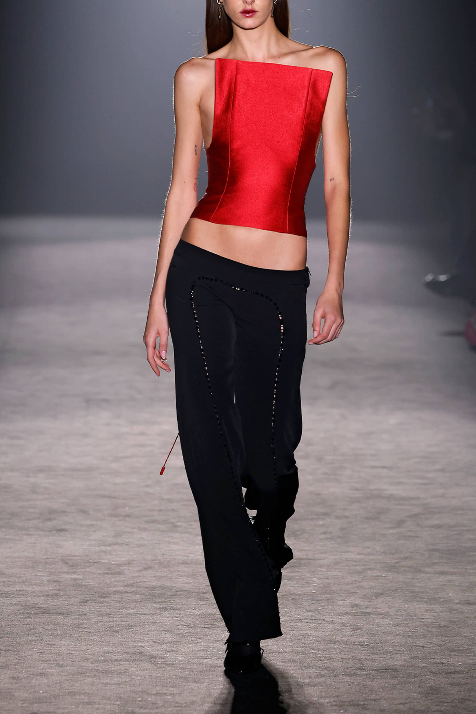 Black buttons pant made by Compte Spain