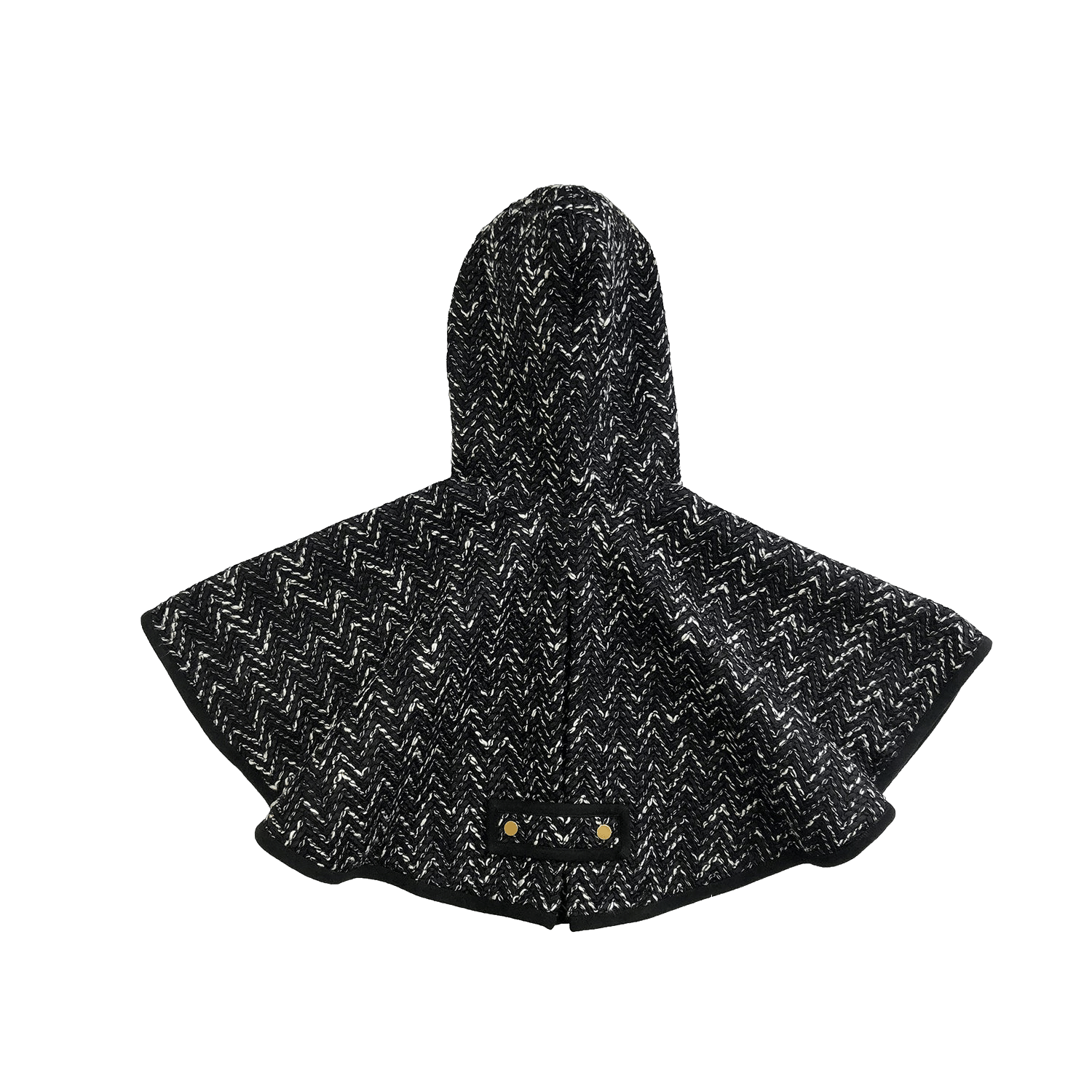 Sameera Cape Jacket - Black made by SEMSEM