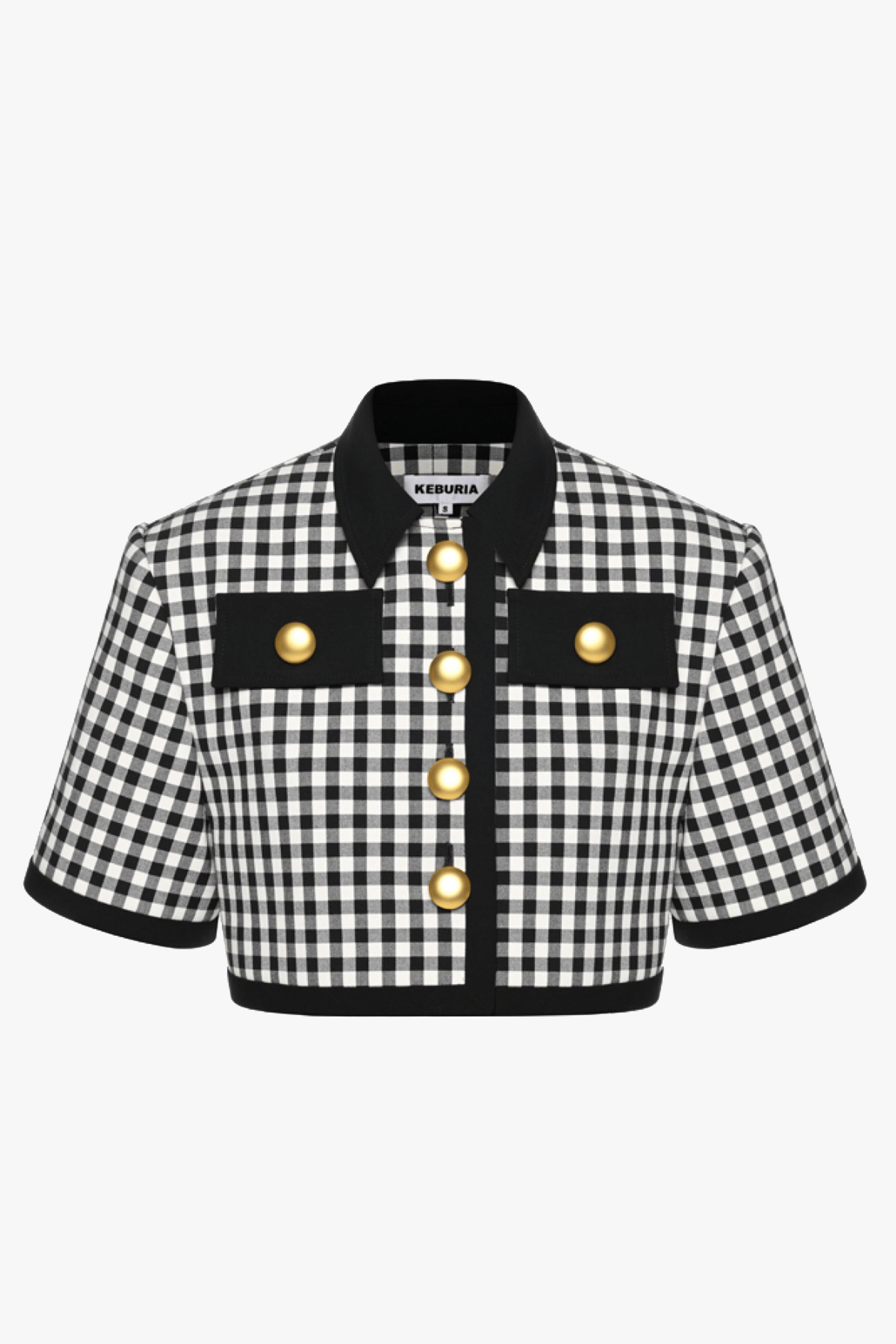 CROPPED BOXY JACKET made by KEBURIA