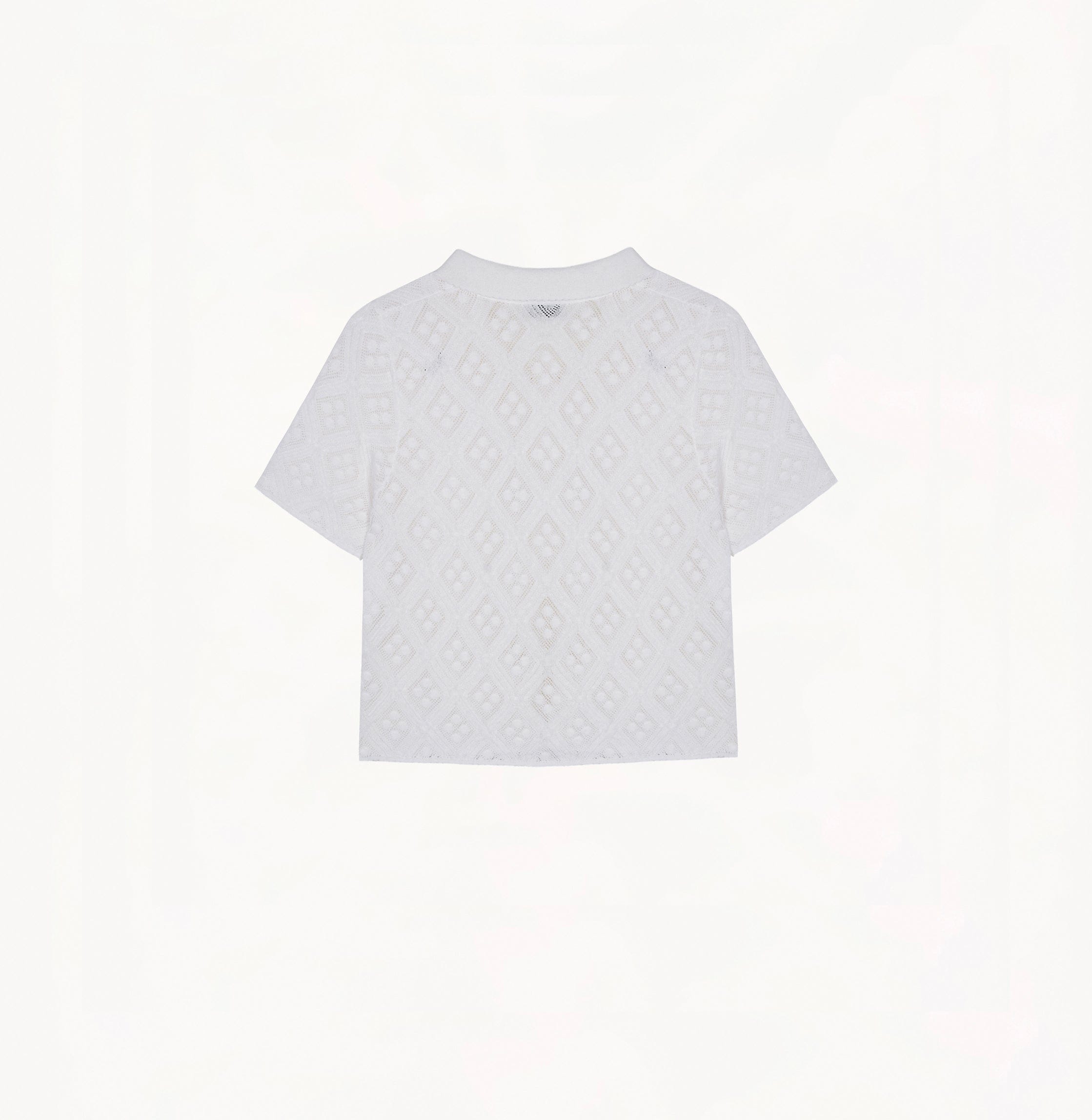 DIAMOND POINTELLE SHIRT made by CRUSH Collection