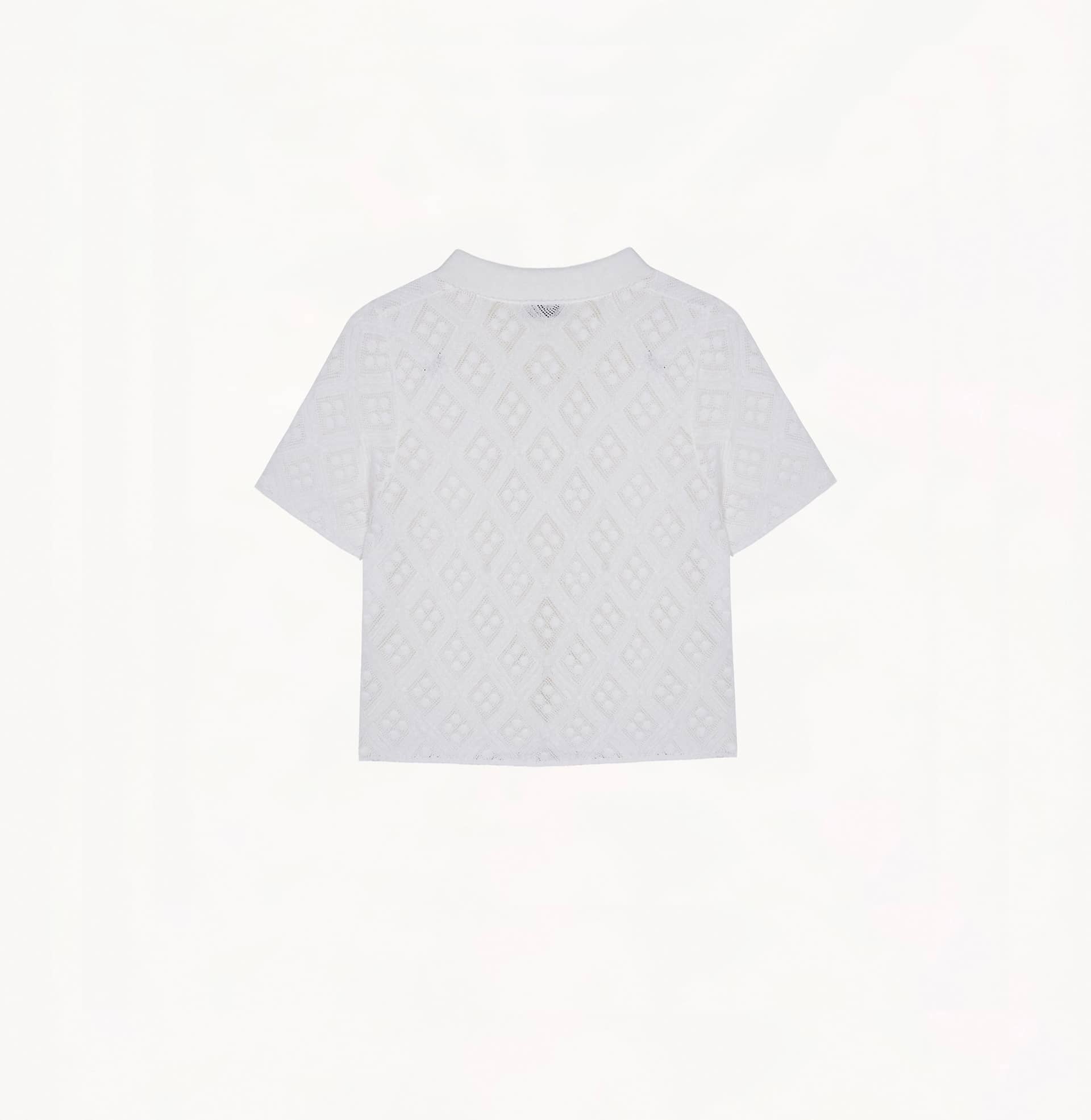 DIAMOND POINTELLE SHIRT made by CRUSH Collection