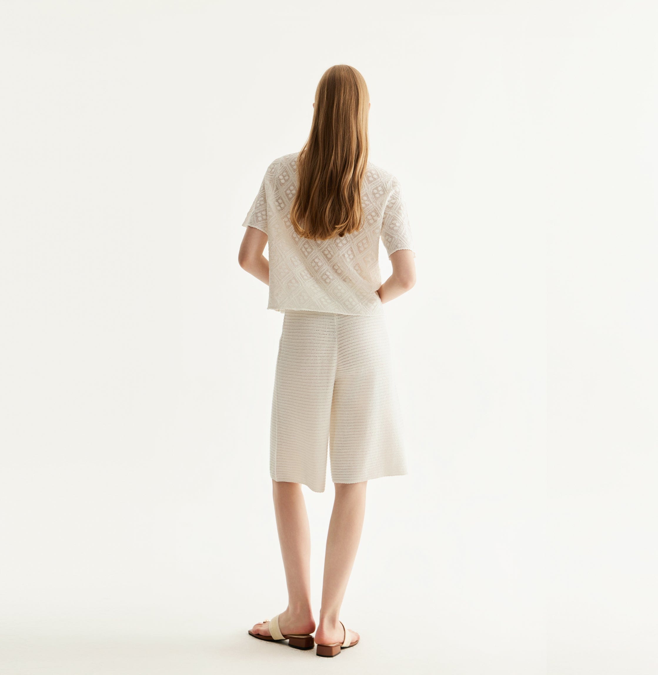 DIAMOND POINTELLE SHIRT made by CRUSH Collection