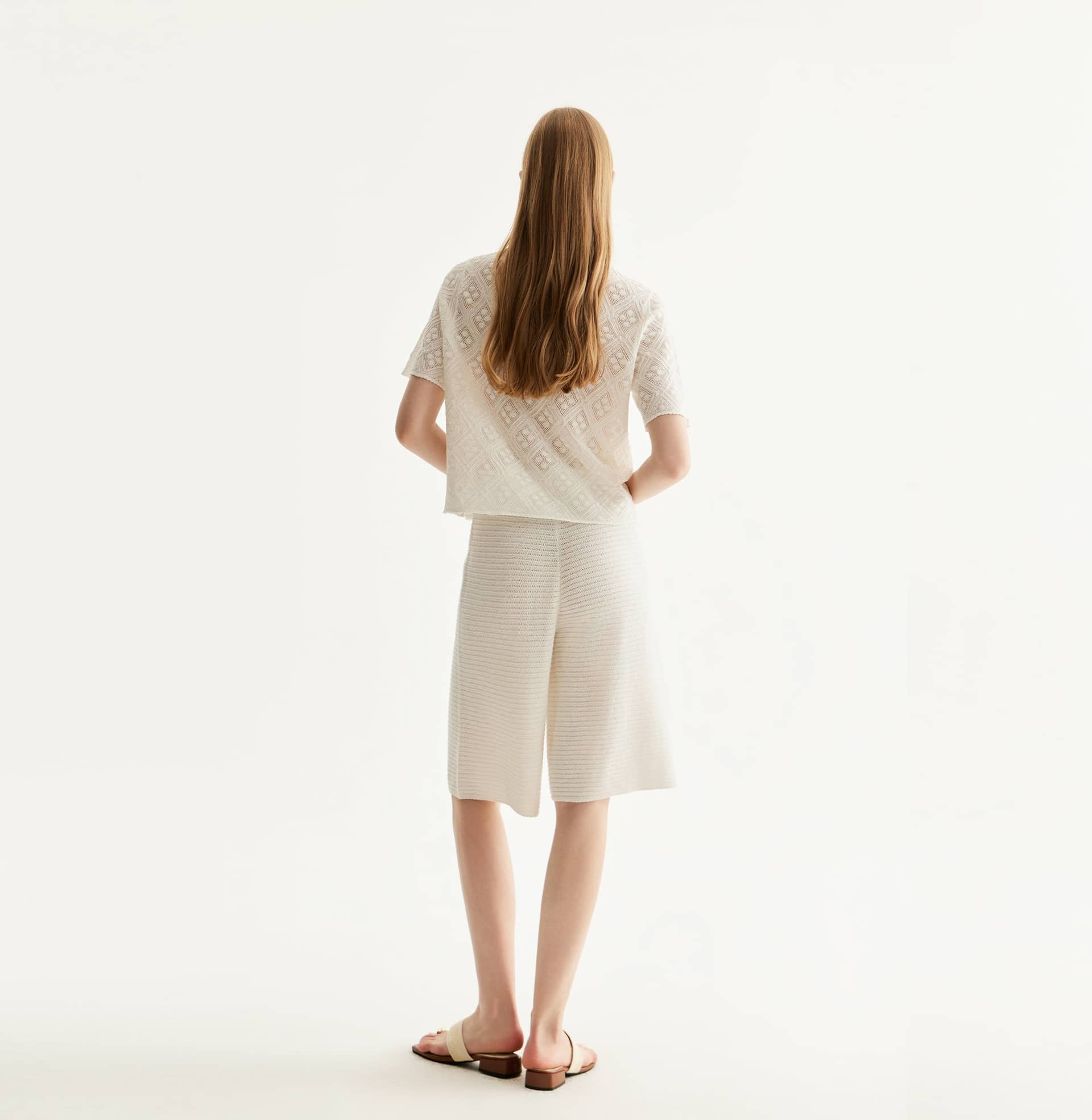 DIAMOND POINTELLE SHIRT made by CRUSH Collection