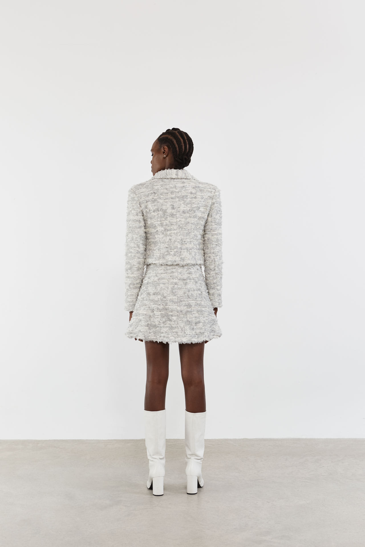 Soft Ice Tweed Jacket made by Vestiaire d'un Oiseau Libre