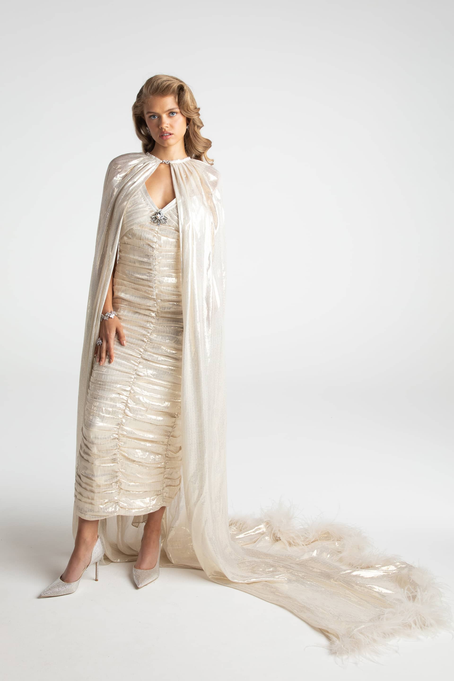 Adele Diamond Dress in White made by Nana Jacqueline